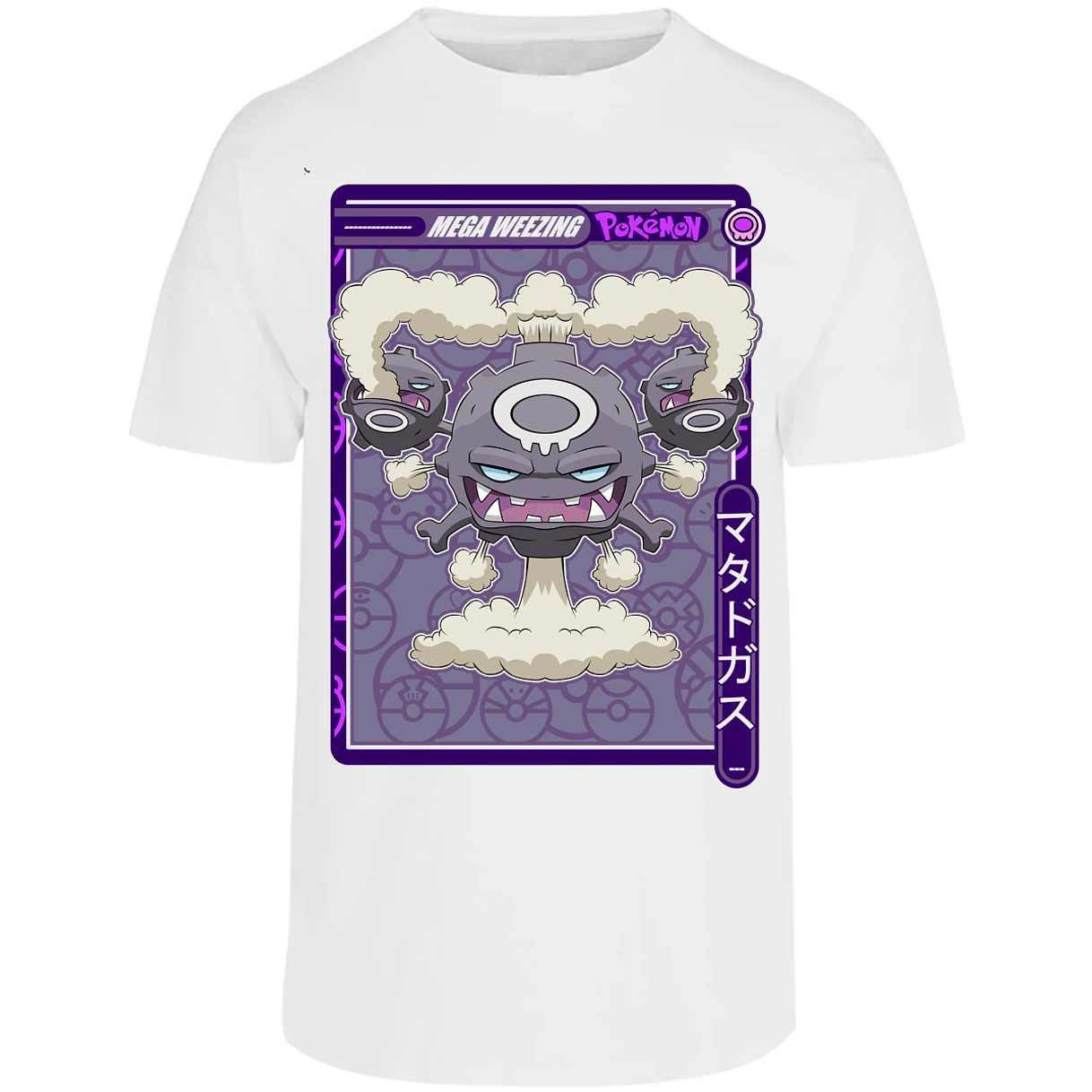 Playera Pokemon Mega Weezing Pokemon para Adulto 5