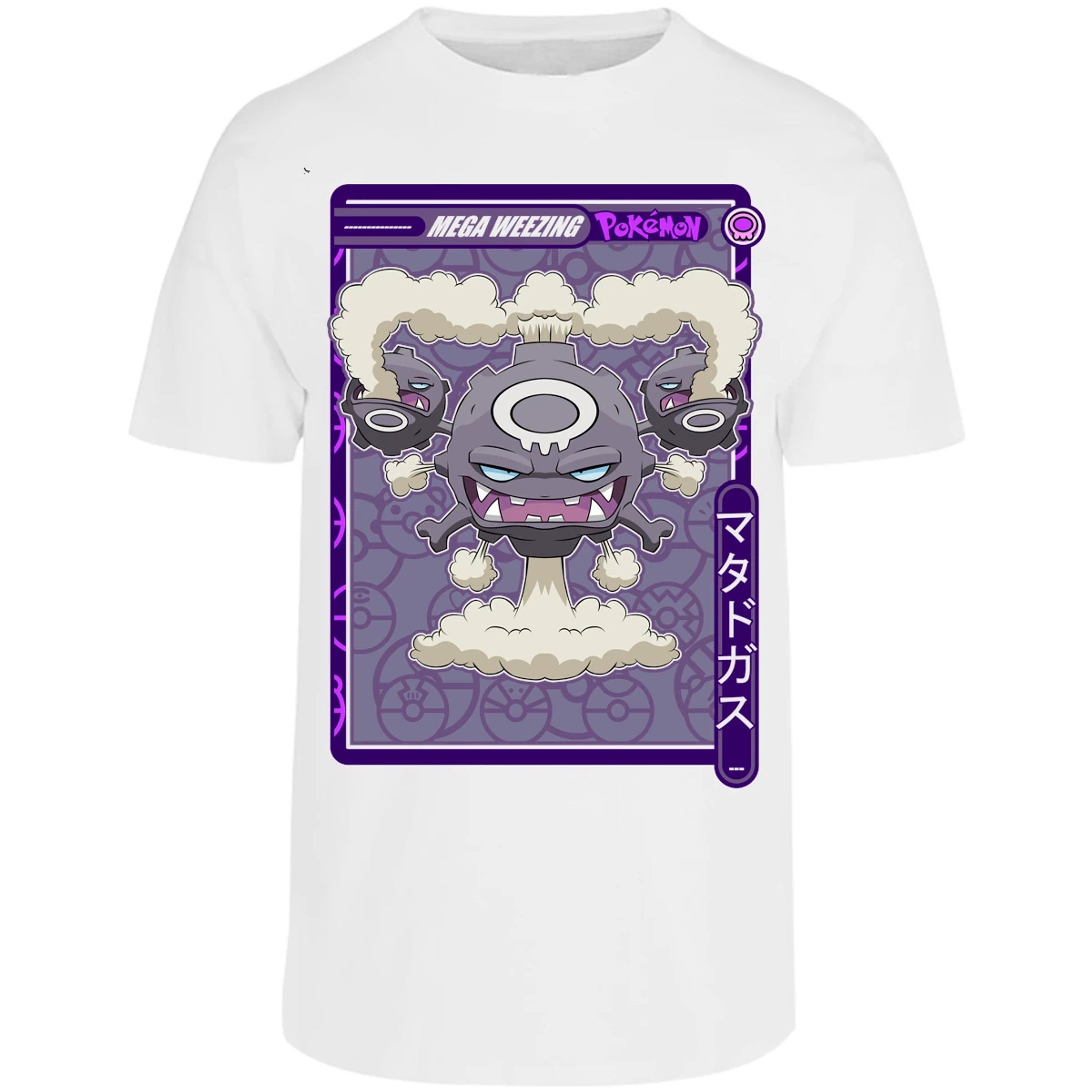 Playera Pokemon Mega Weezing Pokemon para Adulto 5