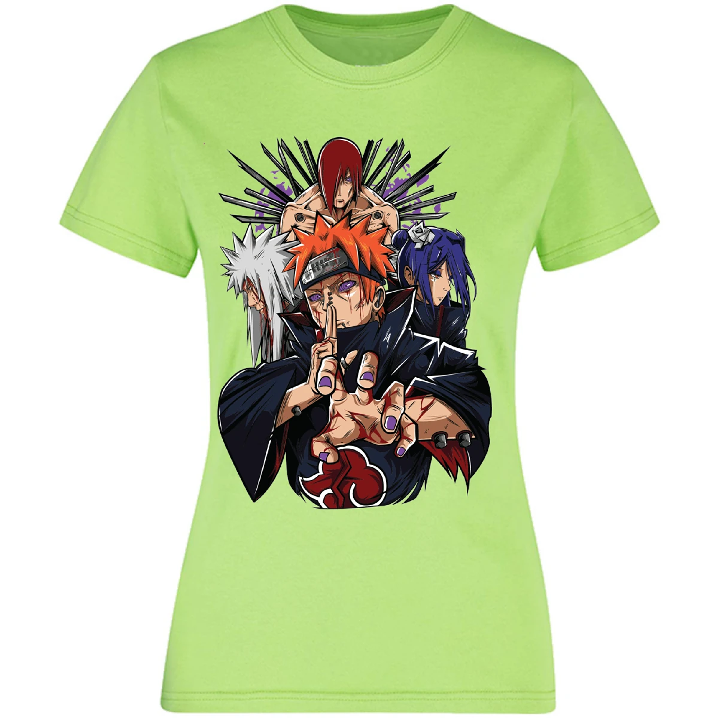 Blusa Naruto Pain Anime Blusa para Mujer 6