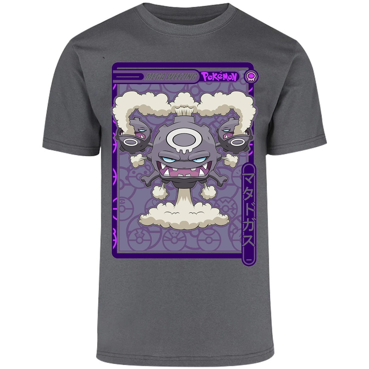 Playera Pokemon Mega Weezing Pokemon para Adulto 22