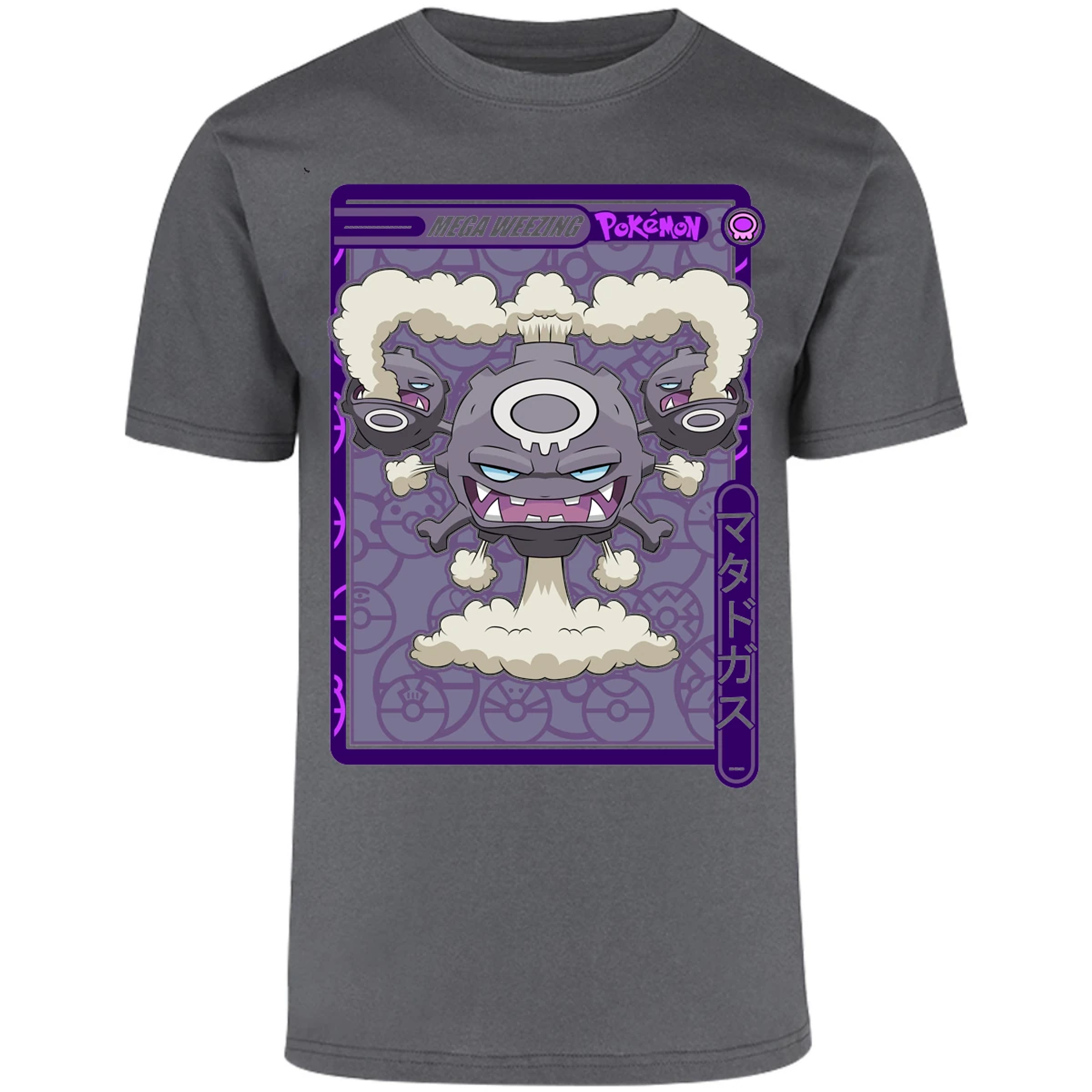 Playera Pokemon Mega Weezing Pokemon para Adulto 22