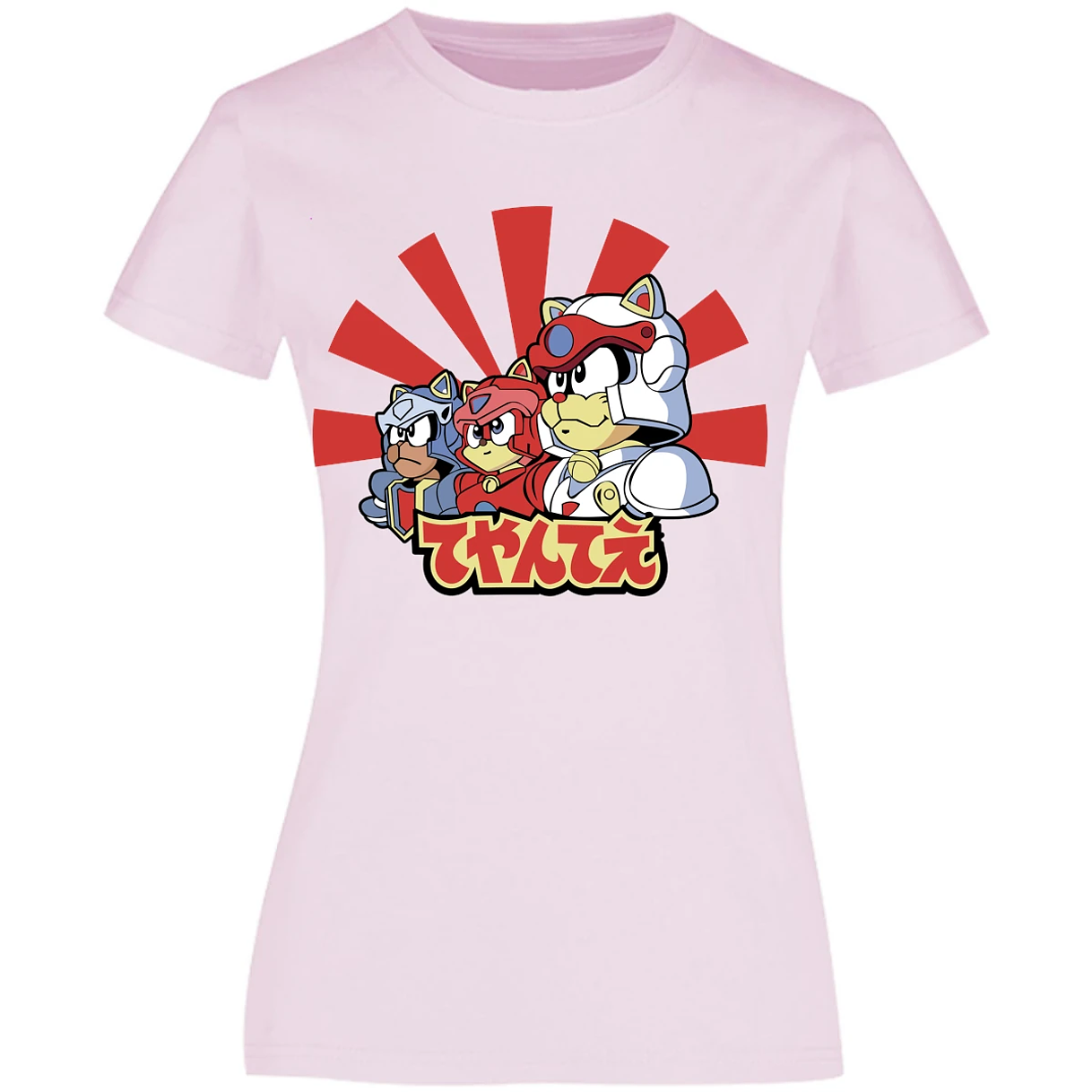 Blusa Samurai Pizza Cats Gatos Samurai Blusa para Mujer 17
