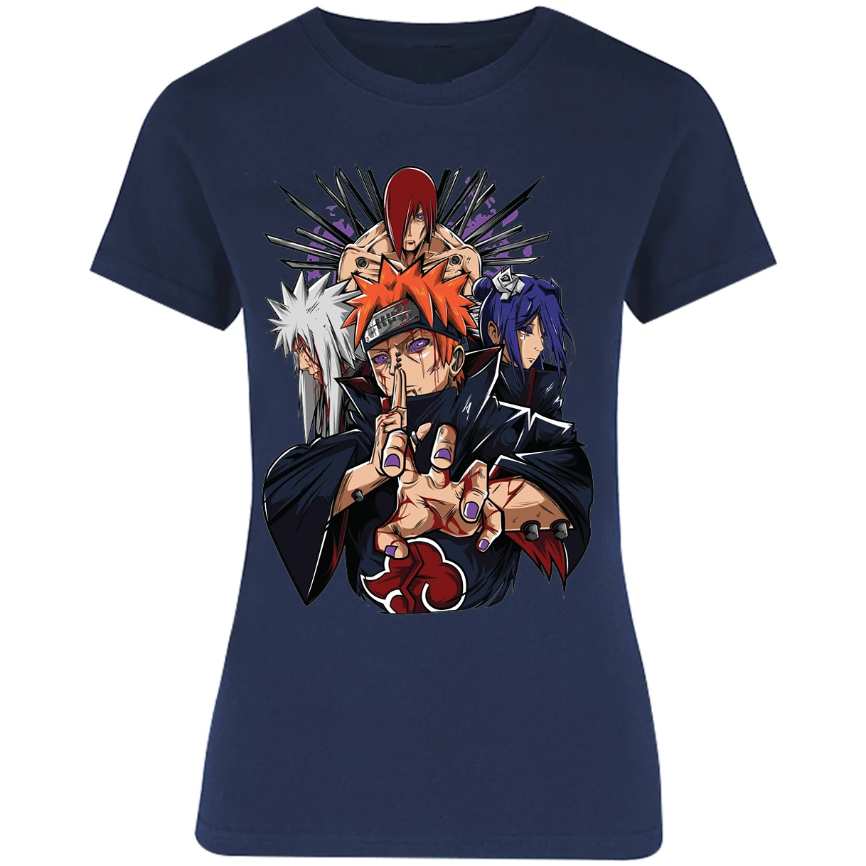 Blusa Naruto Pain Anime Blusa para Mujer 1