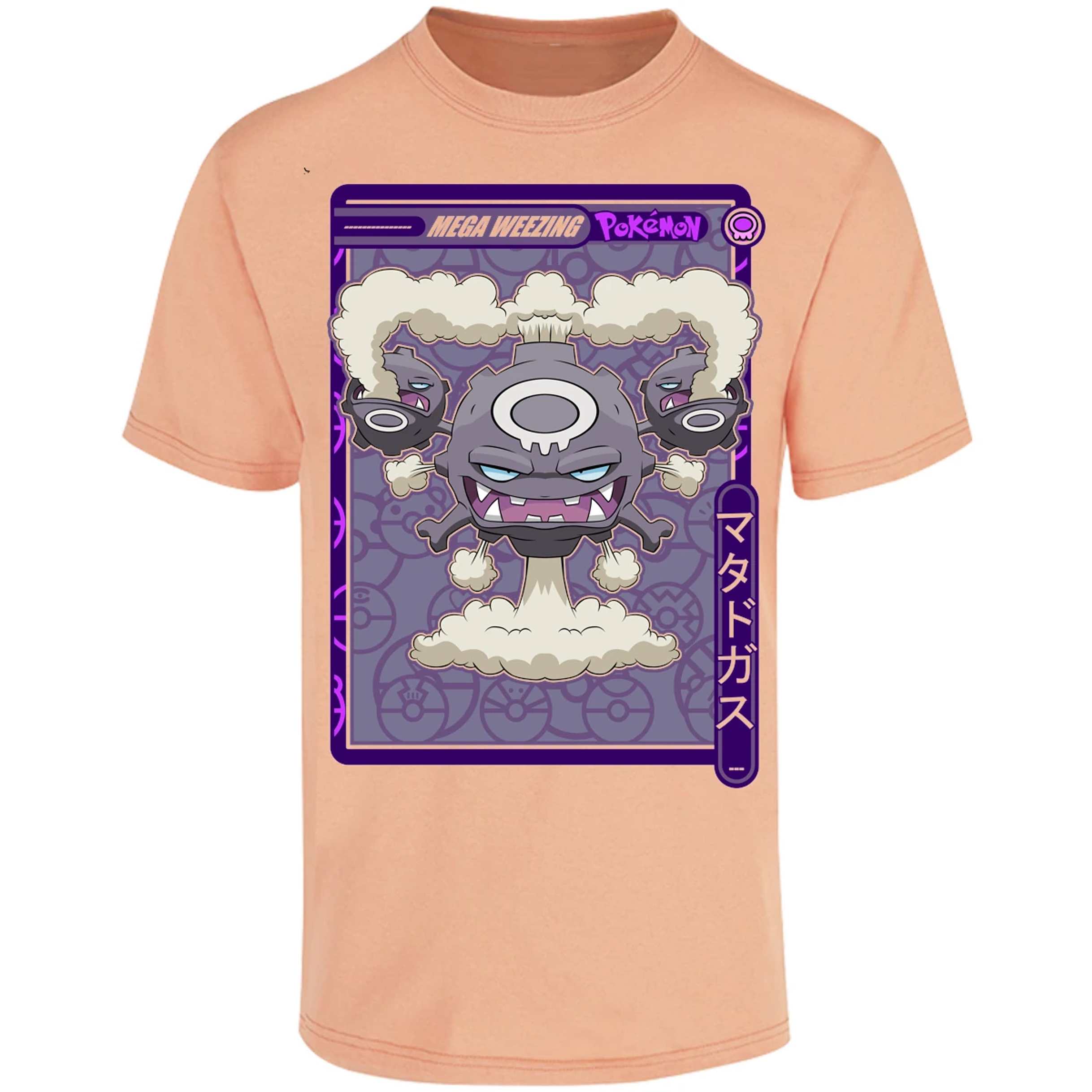 Playera Pokemon Mega Weezing Pokemon para Adulto 7