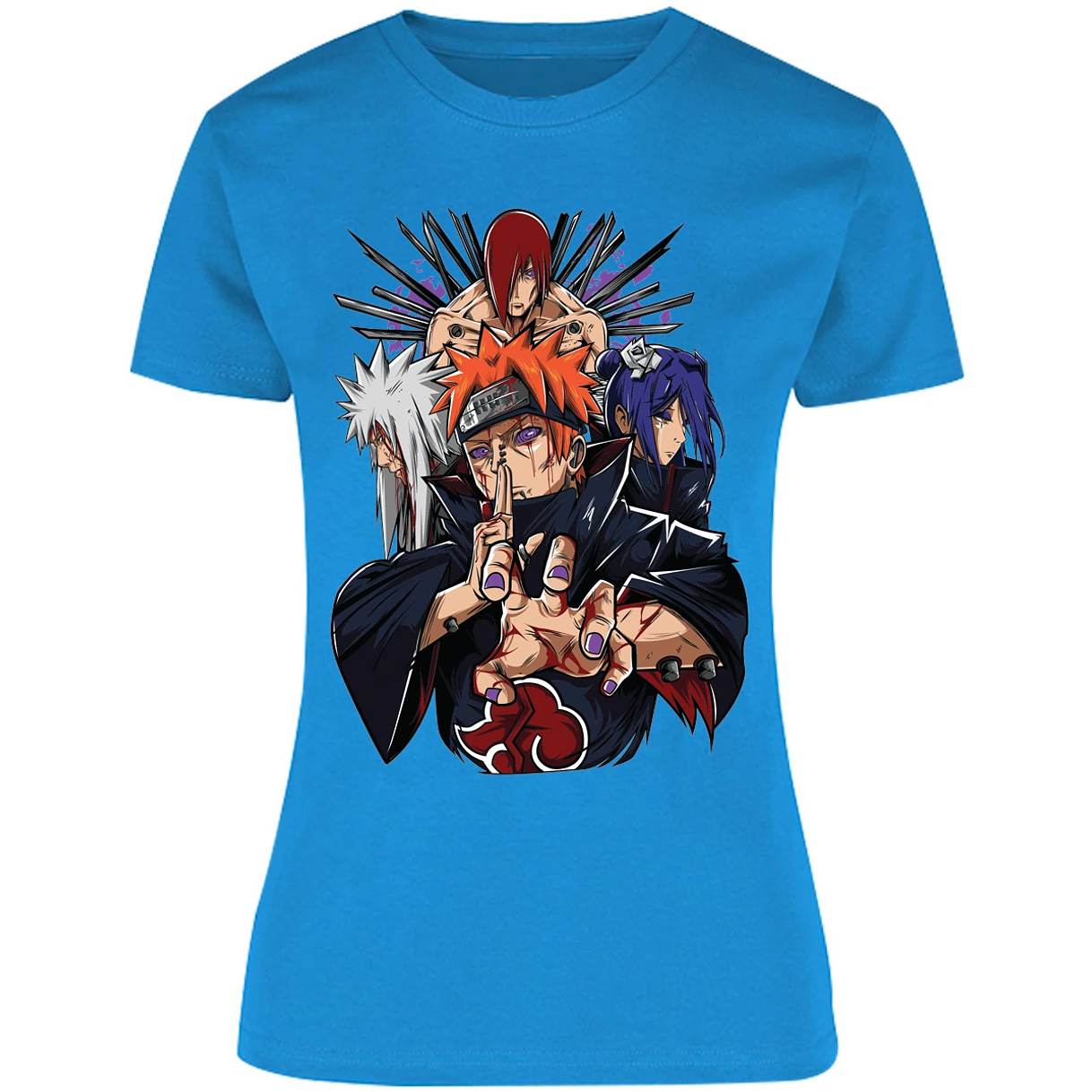 Blusa Naruto Pain Anime Blusa para Mujer 3