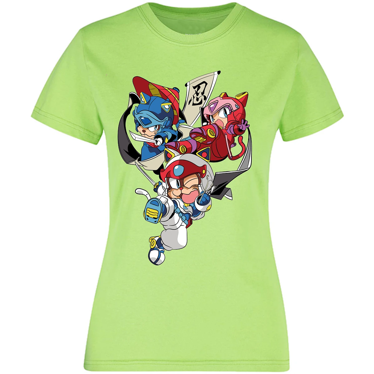 Blusa Samurai Pizza Cats Samurai Pizza Cats Blusa para Mujer 10