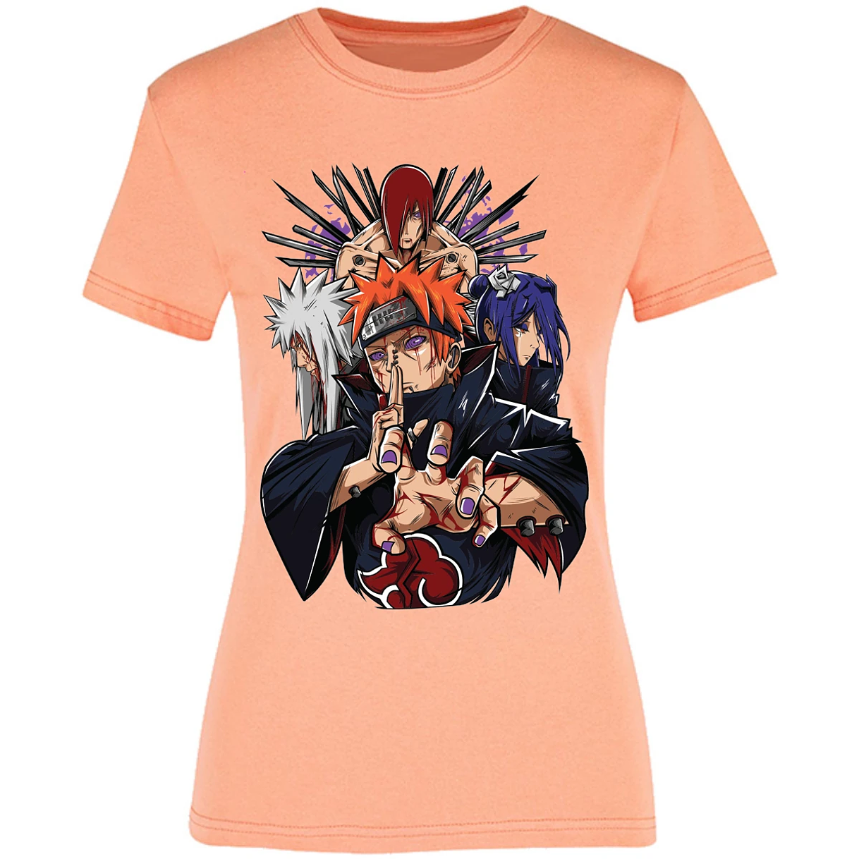 Blusa Naruto Pain Anime Blusa para Mujer 2