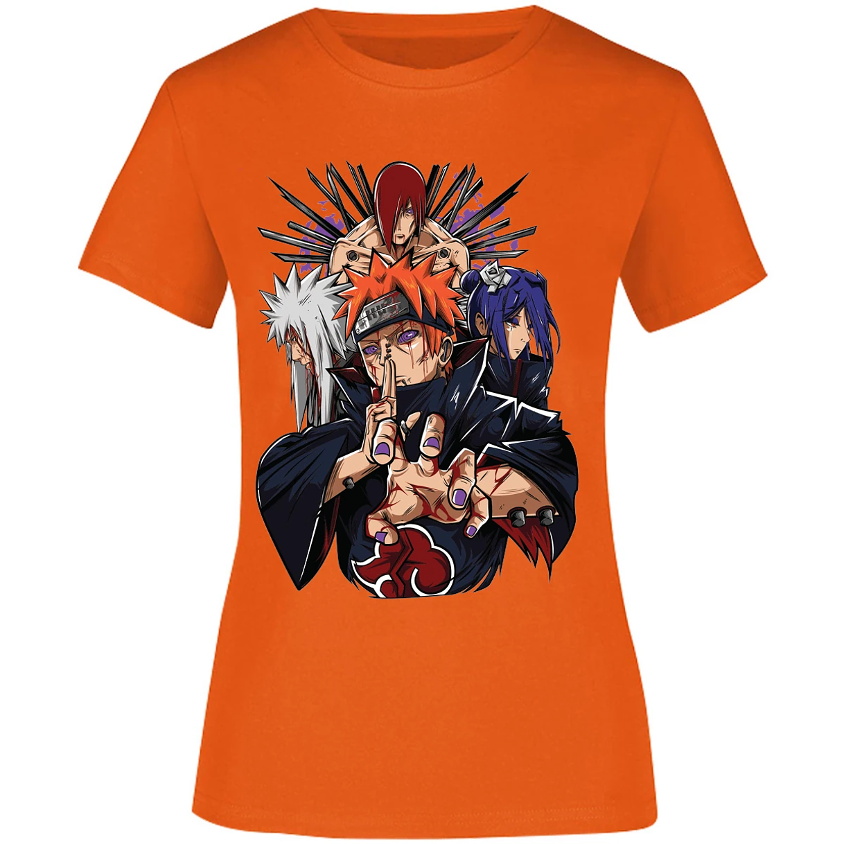 Blusa Naruto Pain Anime Blusa para Mujer 5