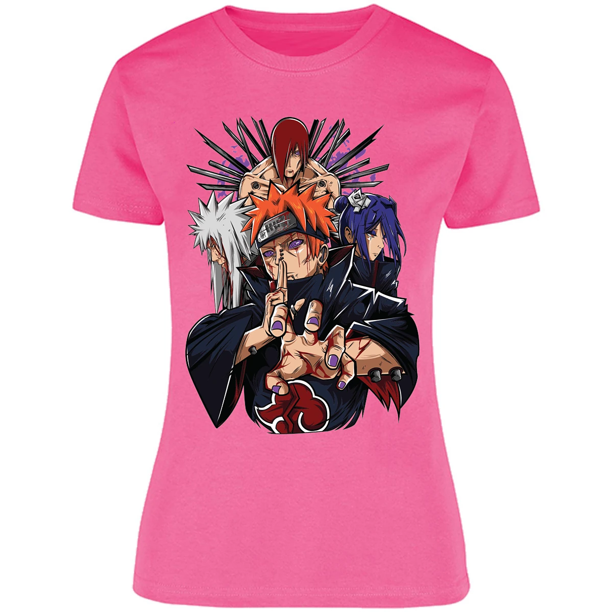 Blusa Naruto Pain Anime Blusa para Mujer 14
