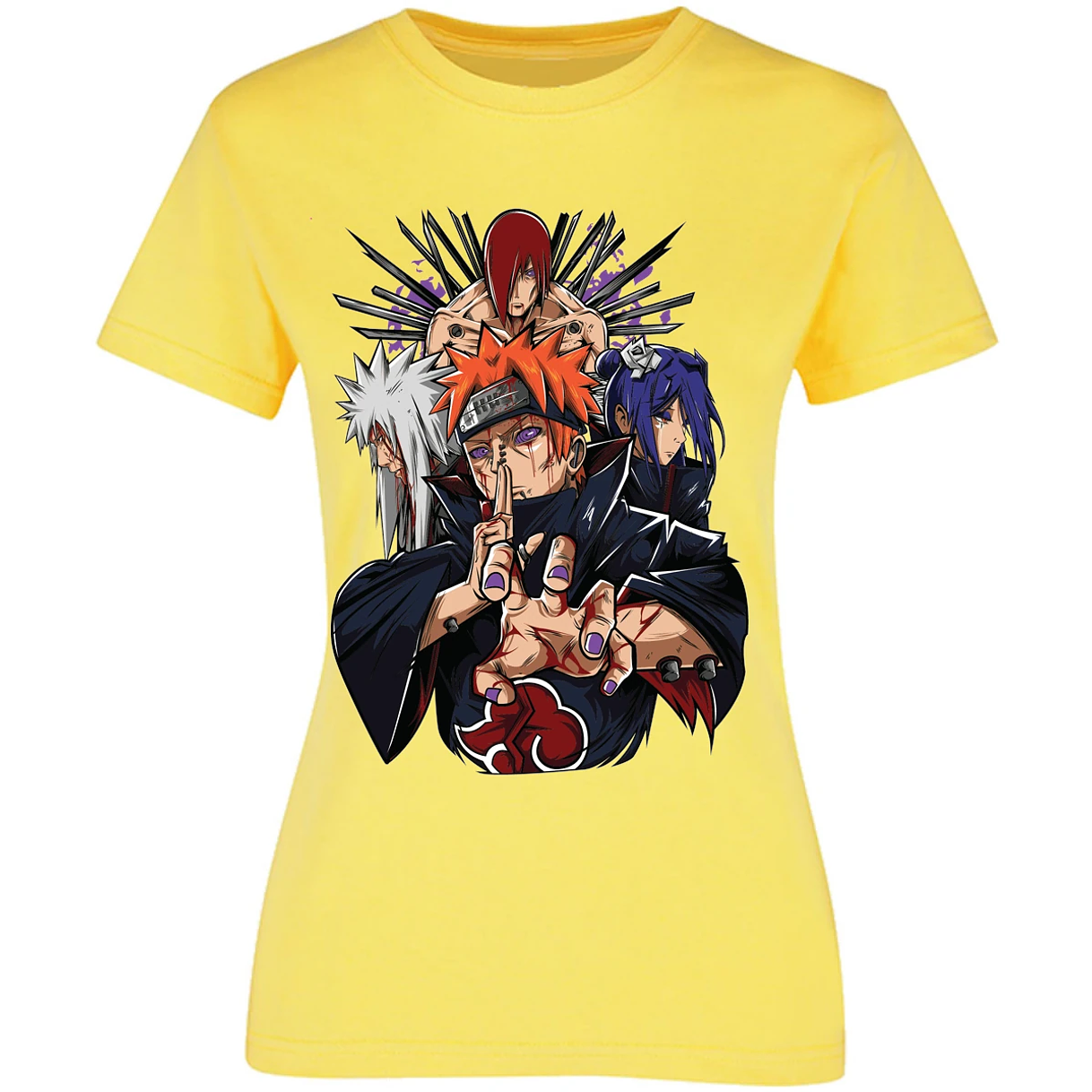 Blusa Naruto Pain Anime Blusa para Mujer 16