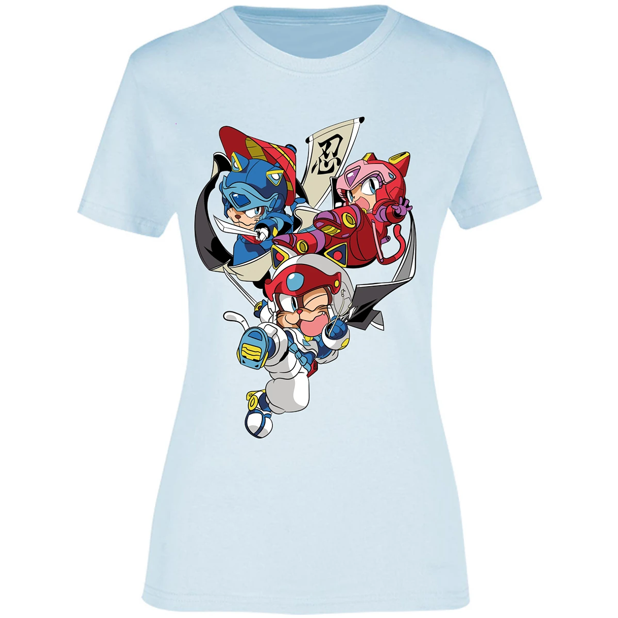 Blusa Samurai Pizza Cats Samurai Pizza Cats Blusa para Mujer 3