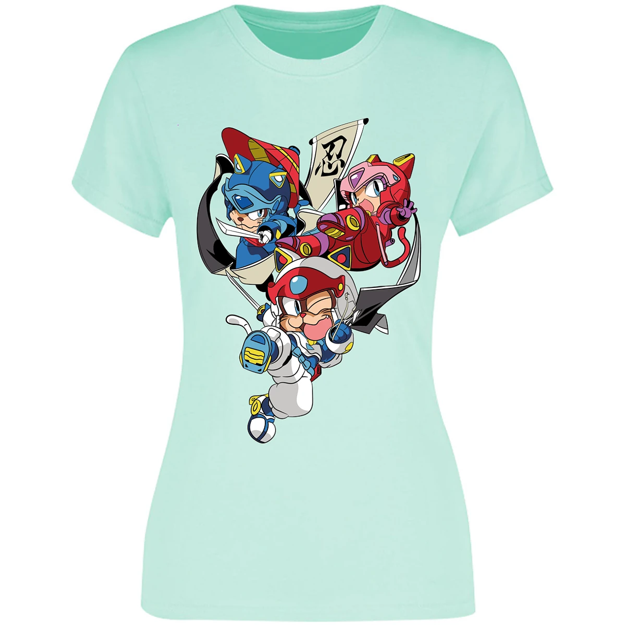 Blusa Samurai Pizza Cats Samurai Pizza Cats Blusa para Mujer 5