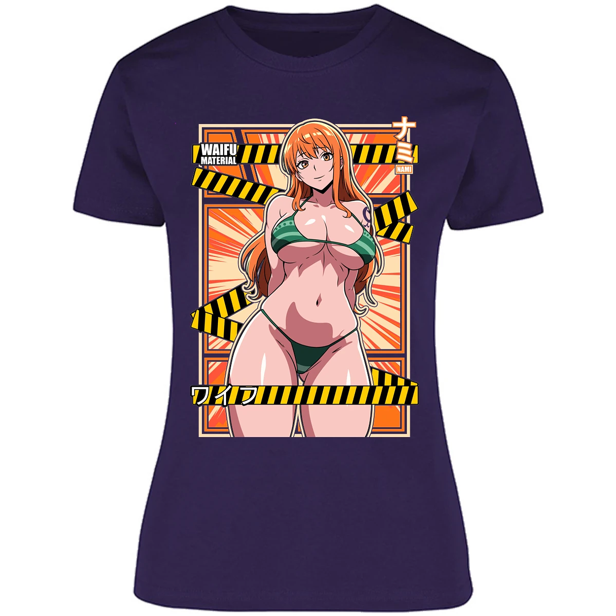 Blusa One Piece Waifu Nami Blusa para Mujer 16