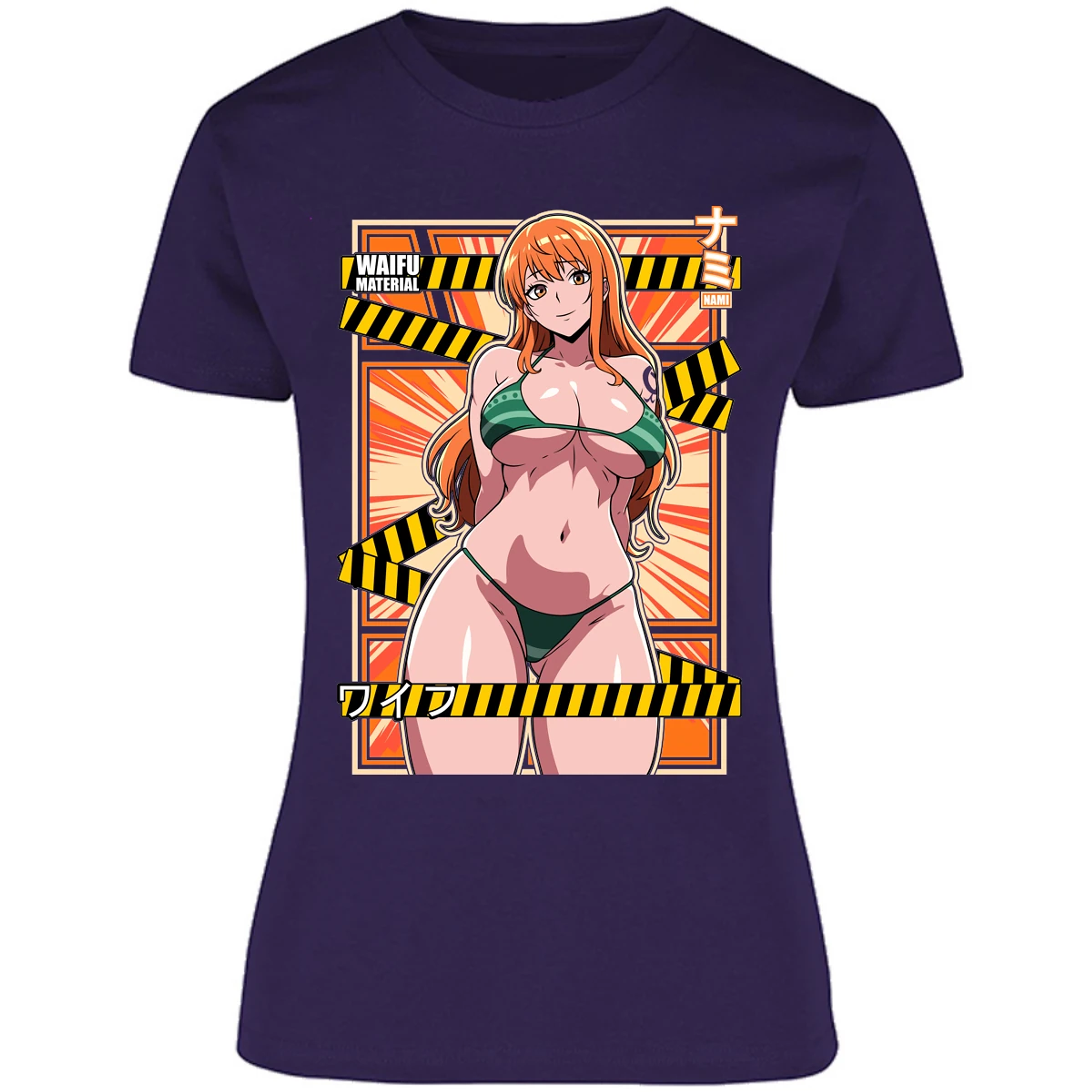 Blusa One Piece Waifu Nami Blusa para Mujer 16
