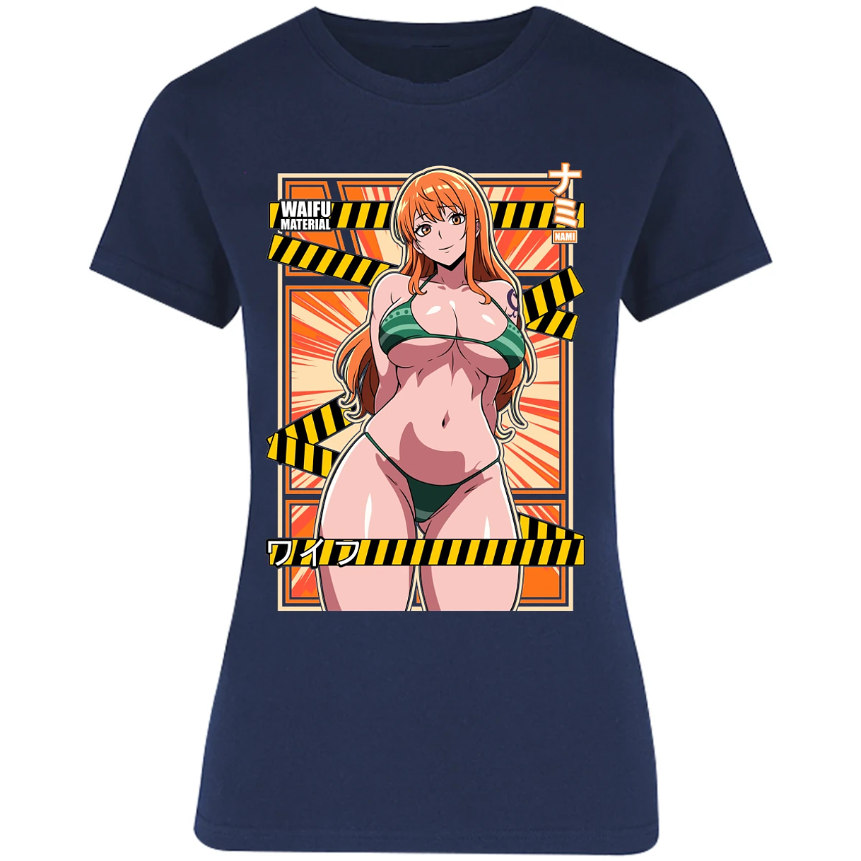 Blusa One Piece Waifu Nami Blusa para Mujer 22