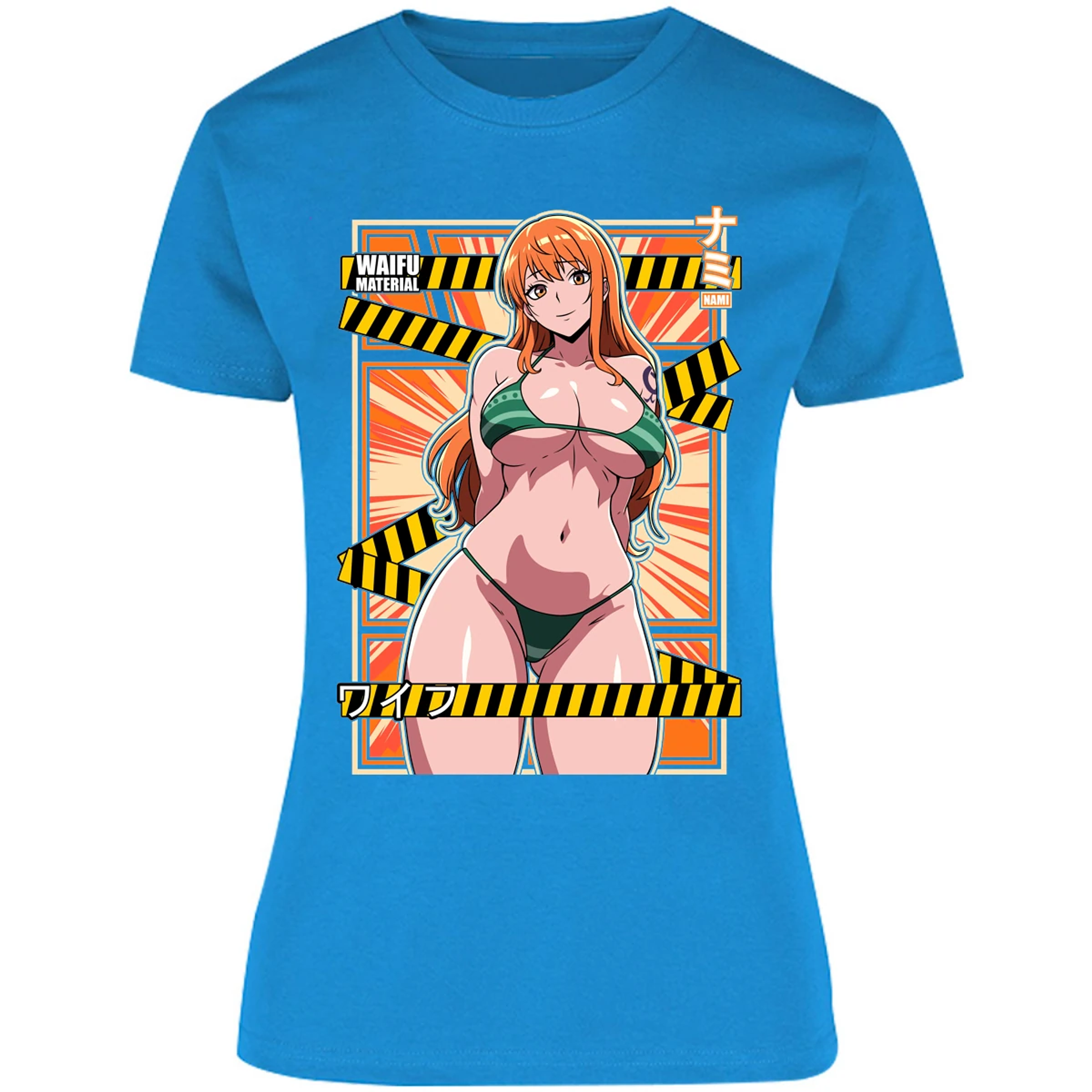 Blusa One Piece Waifu Nami Blusa para Mujer 26