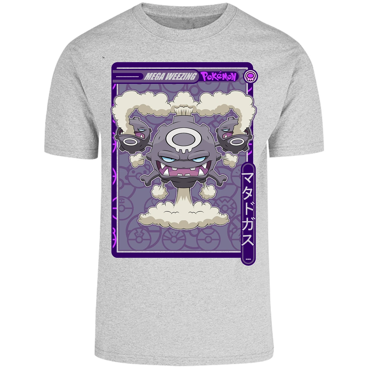 Playera Pokemon Mega Weezing Pokemon para Adulto 26