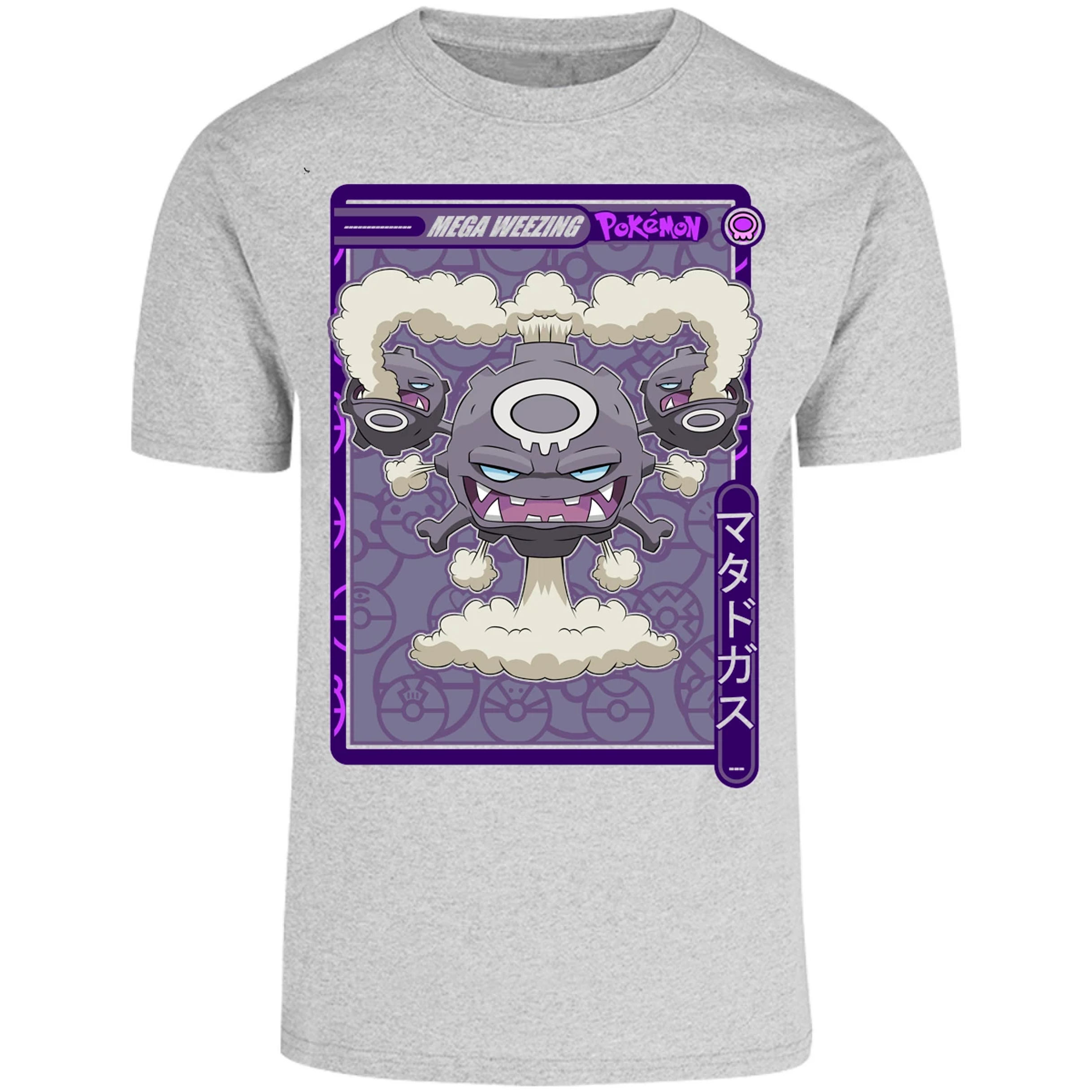 Playera Pokemon Mega Weezing Pokemon para Adulto 26