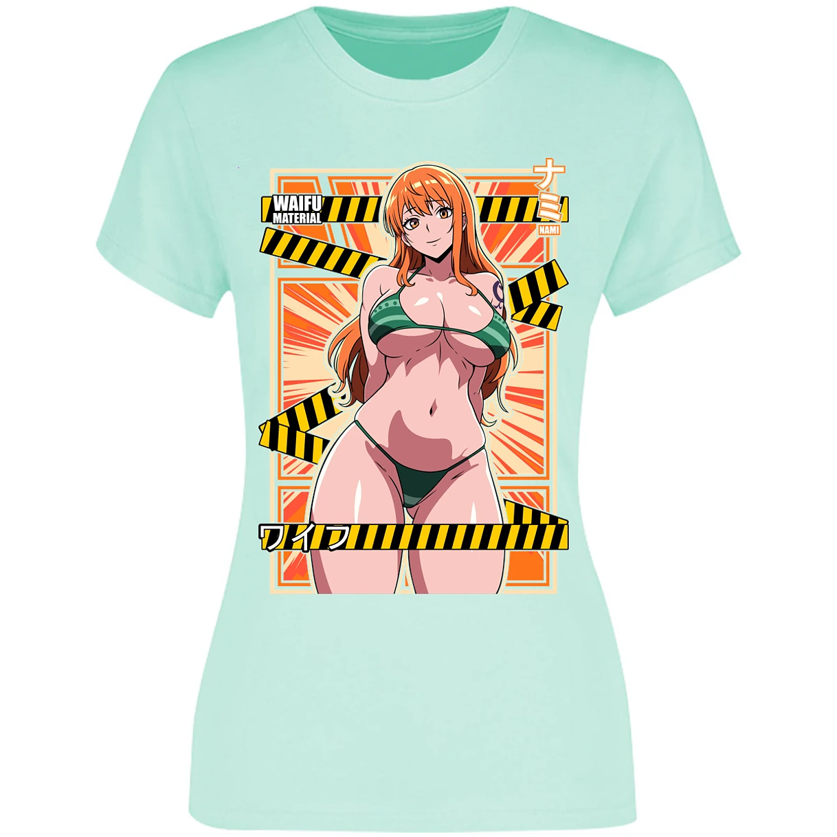 Blusa One Piece Waifu Nami Blusa para Mujer 28