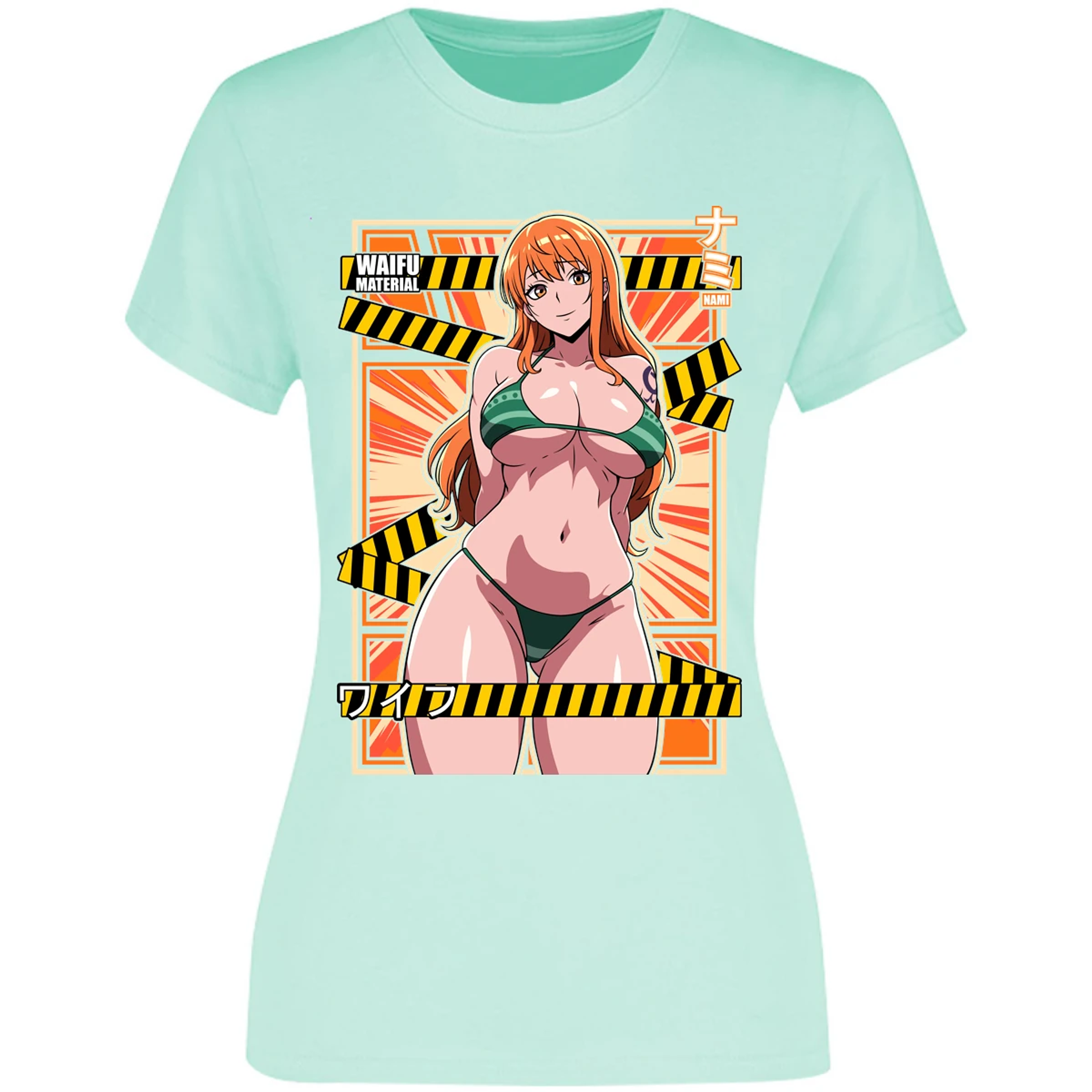 Blusa One Piece Waifu Nami Blusa para Mujer 28