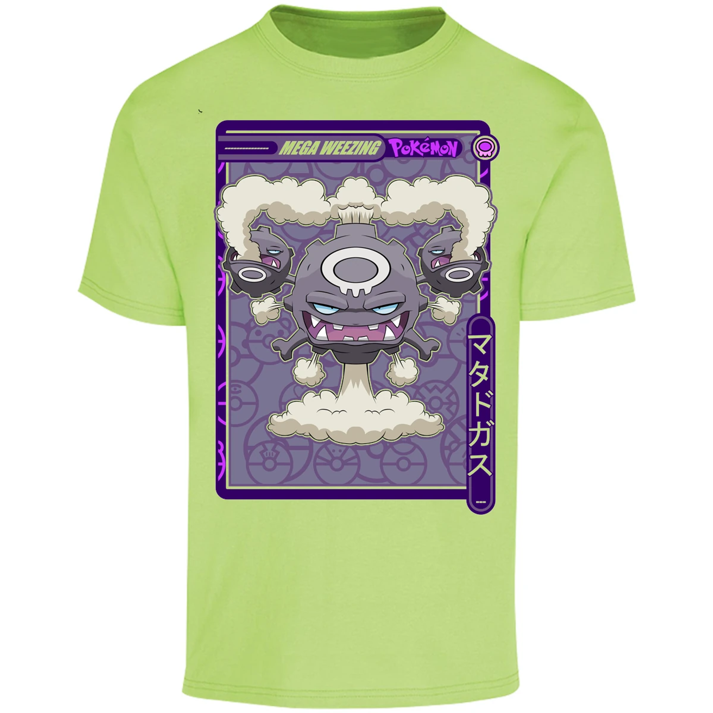 Playera Pokemon Mega Weezing Pokemon para Adulto 19