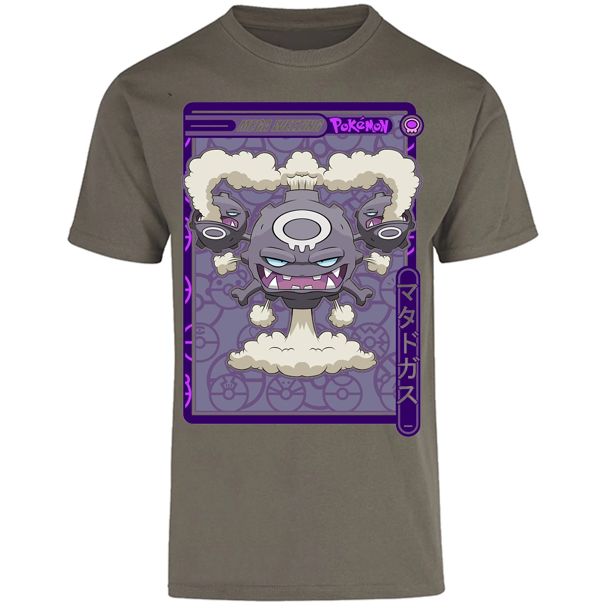 Playera Pokemon Mega Weezing Pokemon para Adulto 3