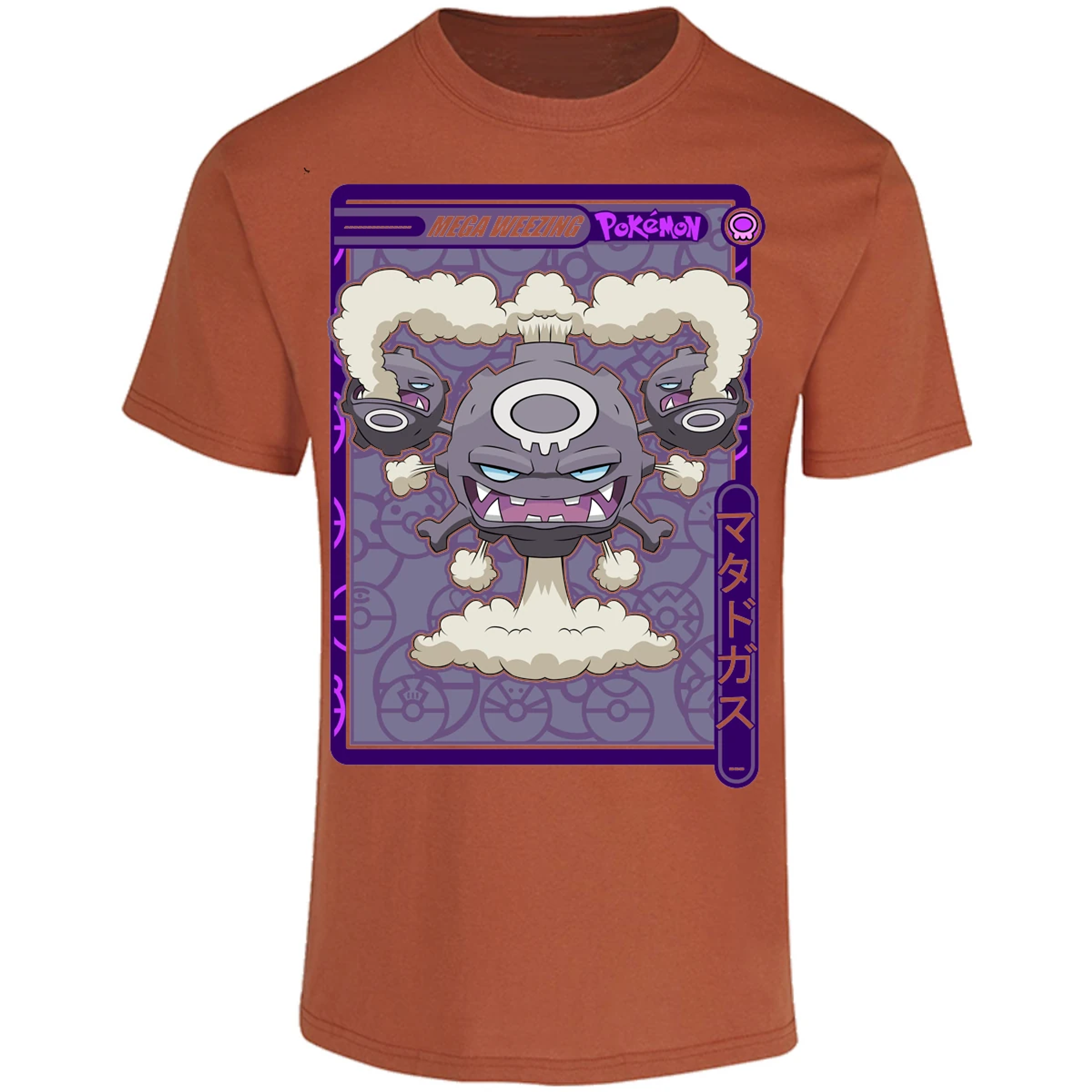 Playera Pokemon Mega Weezing Pokemon para Adulto 13