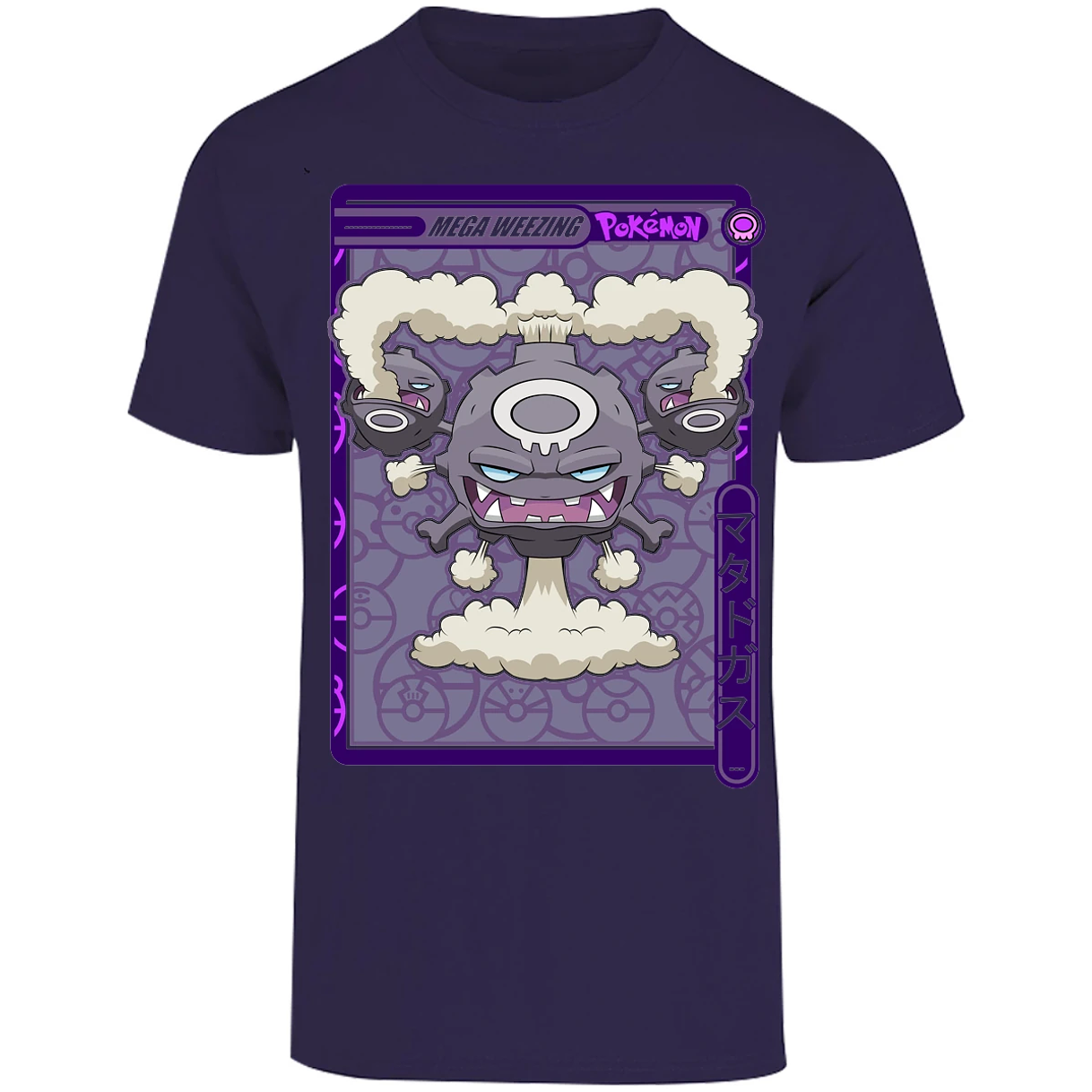 Playera Pokemon Mega Weezing Pokemon para Adulto 23