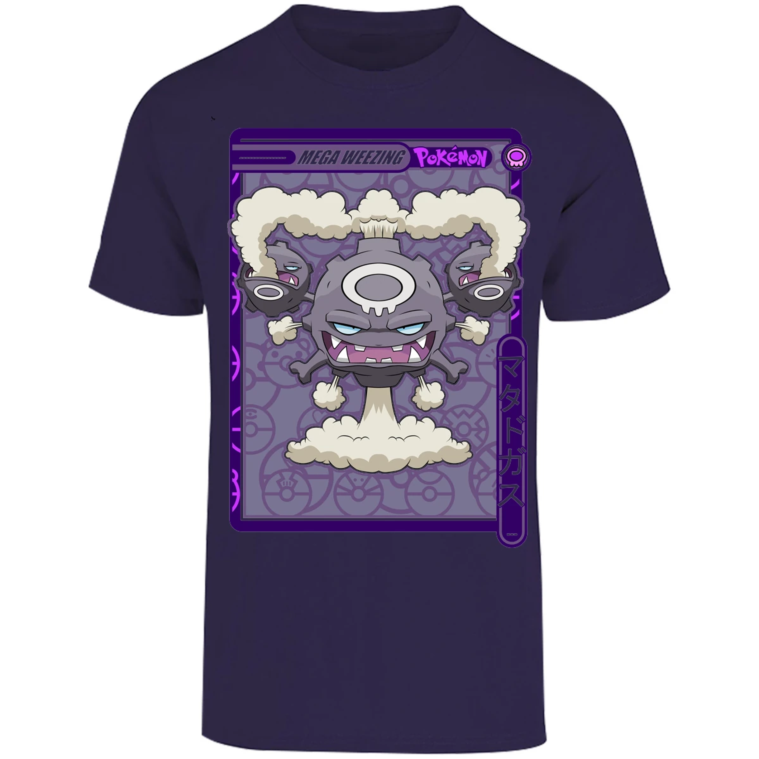 Playera Pokemon Mega Weezing Pokemon para Adulto 23