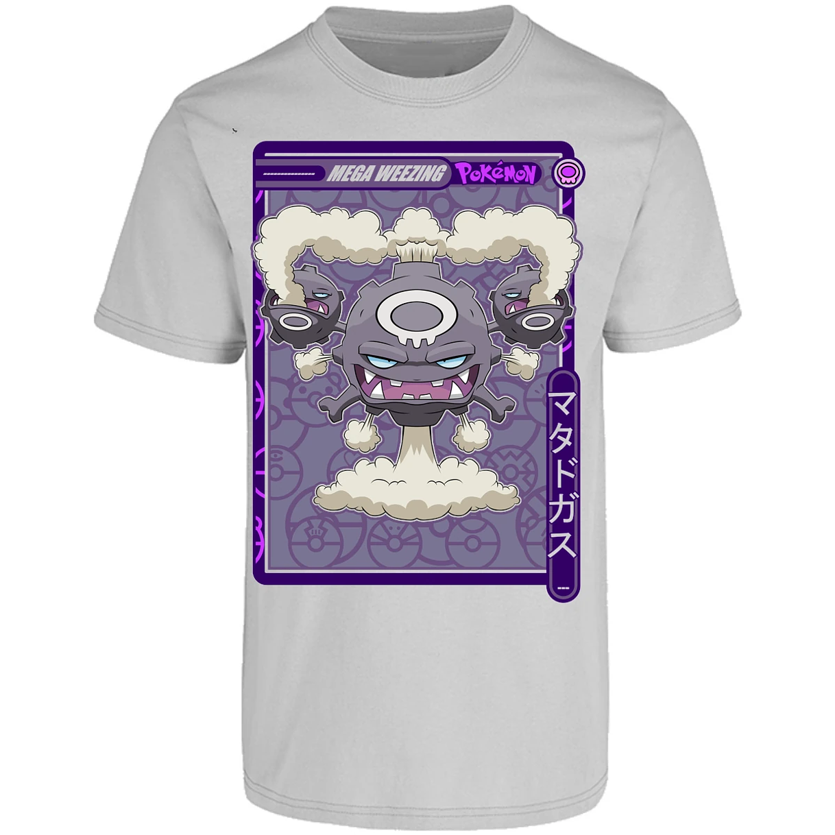 Playera Pokemon Mega Weezing Pokemon para Adulto 28