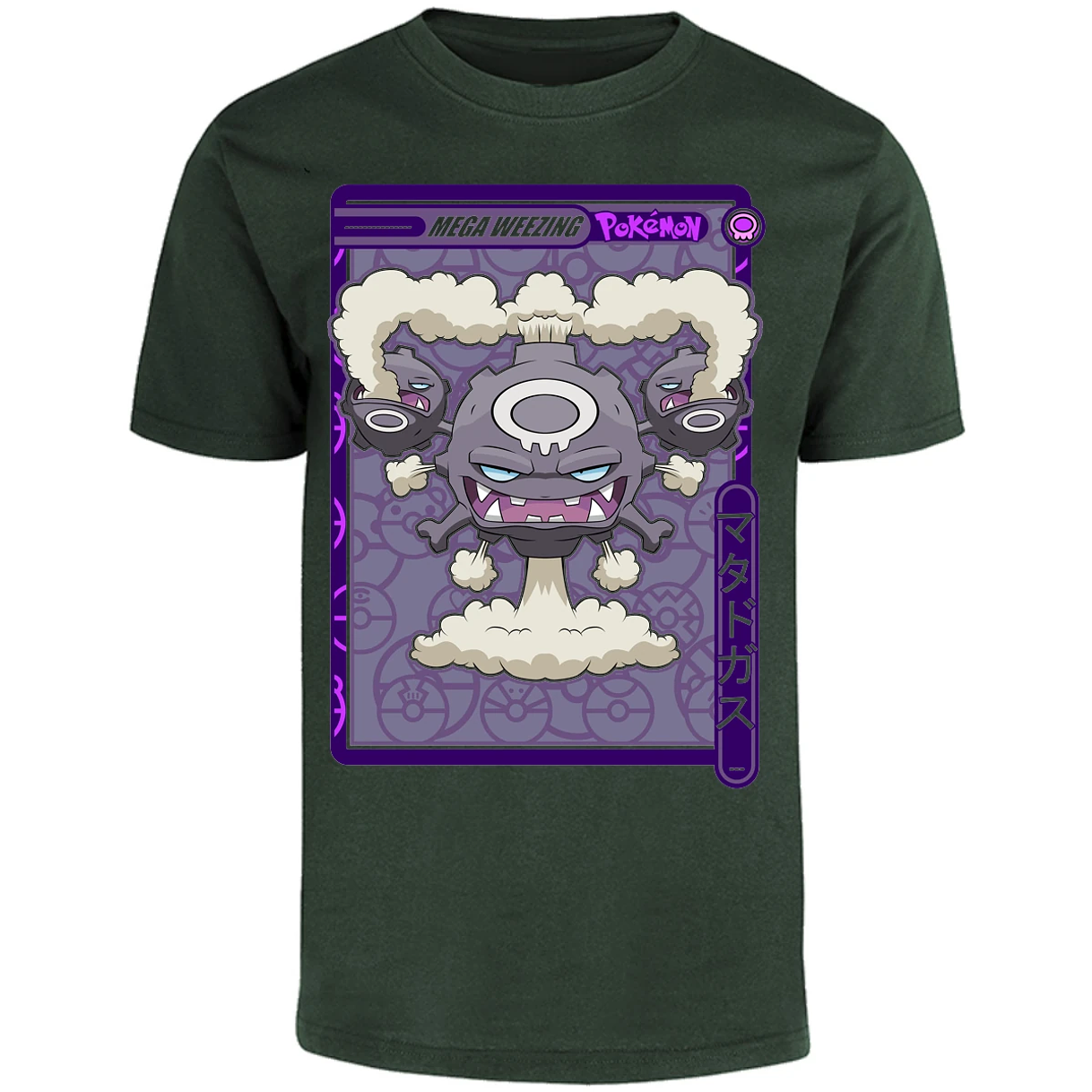 Playera Pokemon Mega Weezing Pokemon para Adulto 30