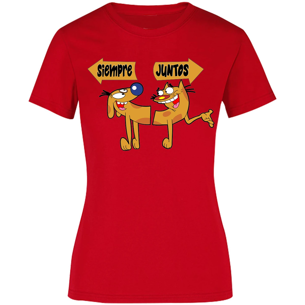 Blusa San Valentin Catdog Blusa para Mujer 14