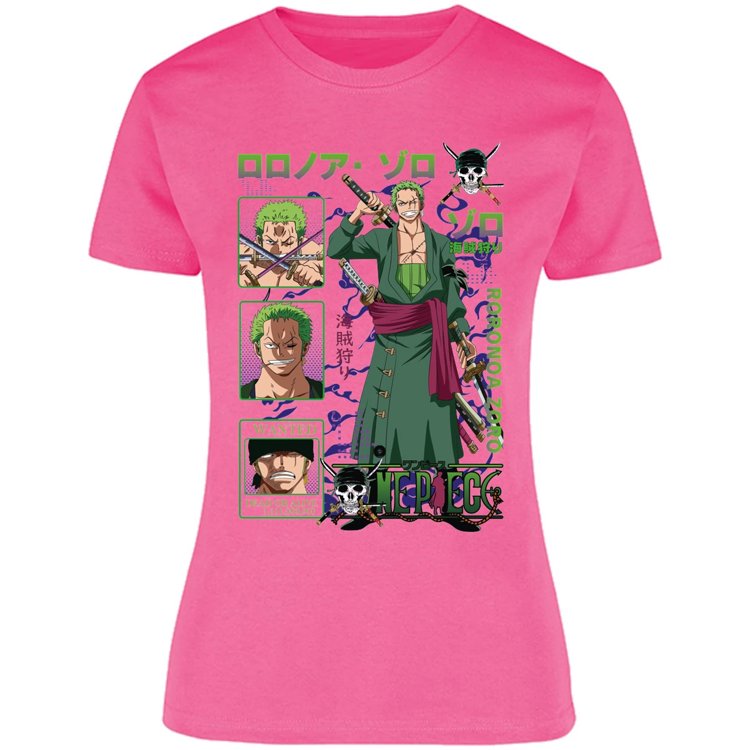 Blusa One Piece Zoro One Piece Blusa para Mujer 10