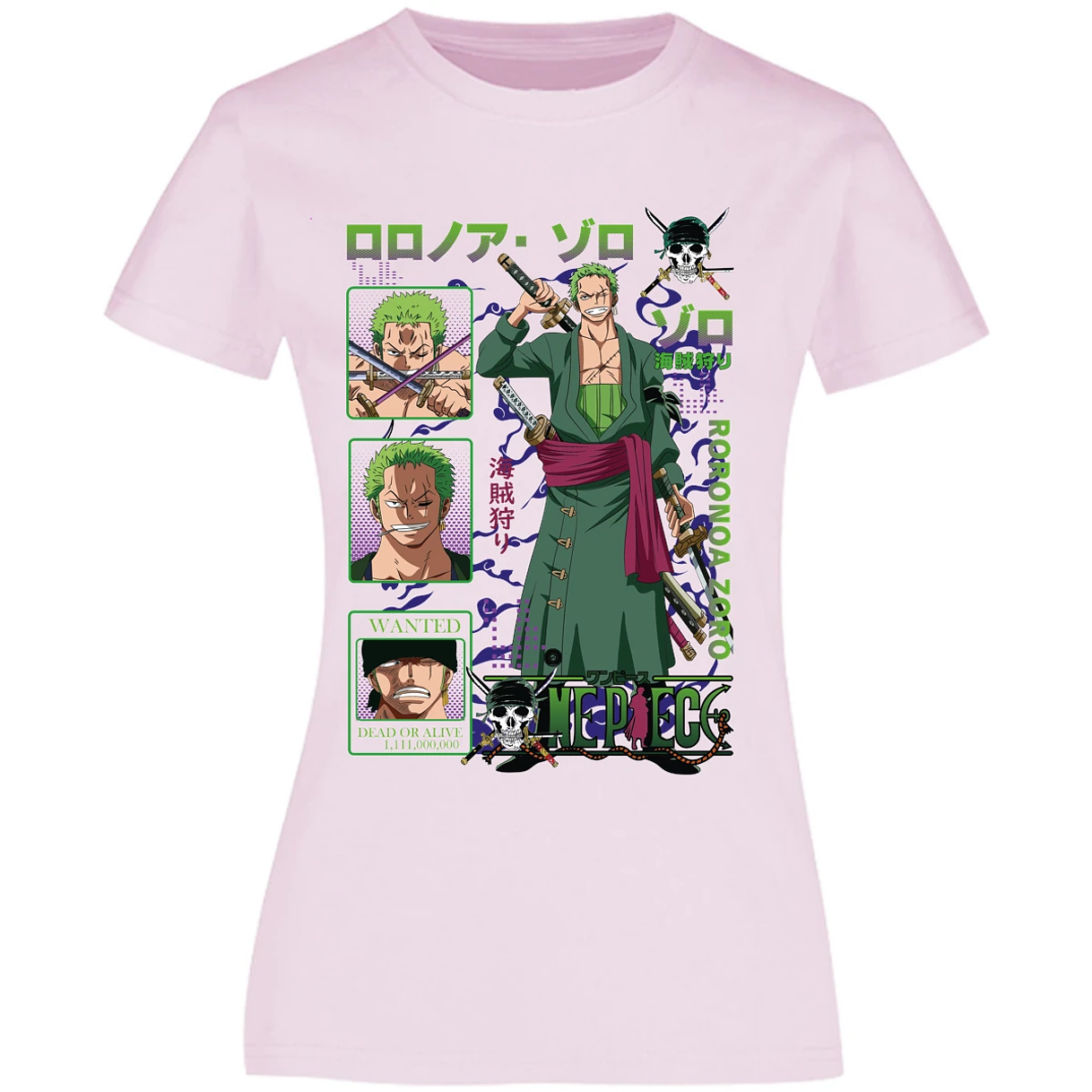 Blusa One Piece Zoro One Piece Blusa para Mujer 13