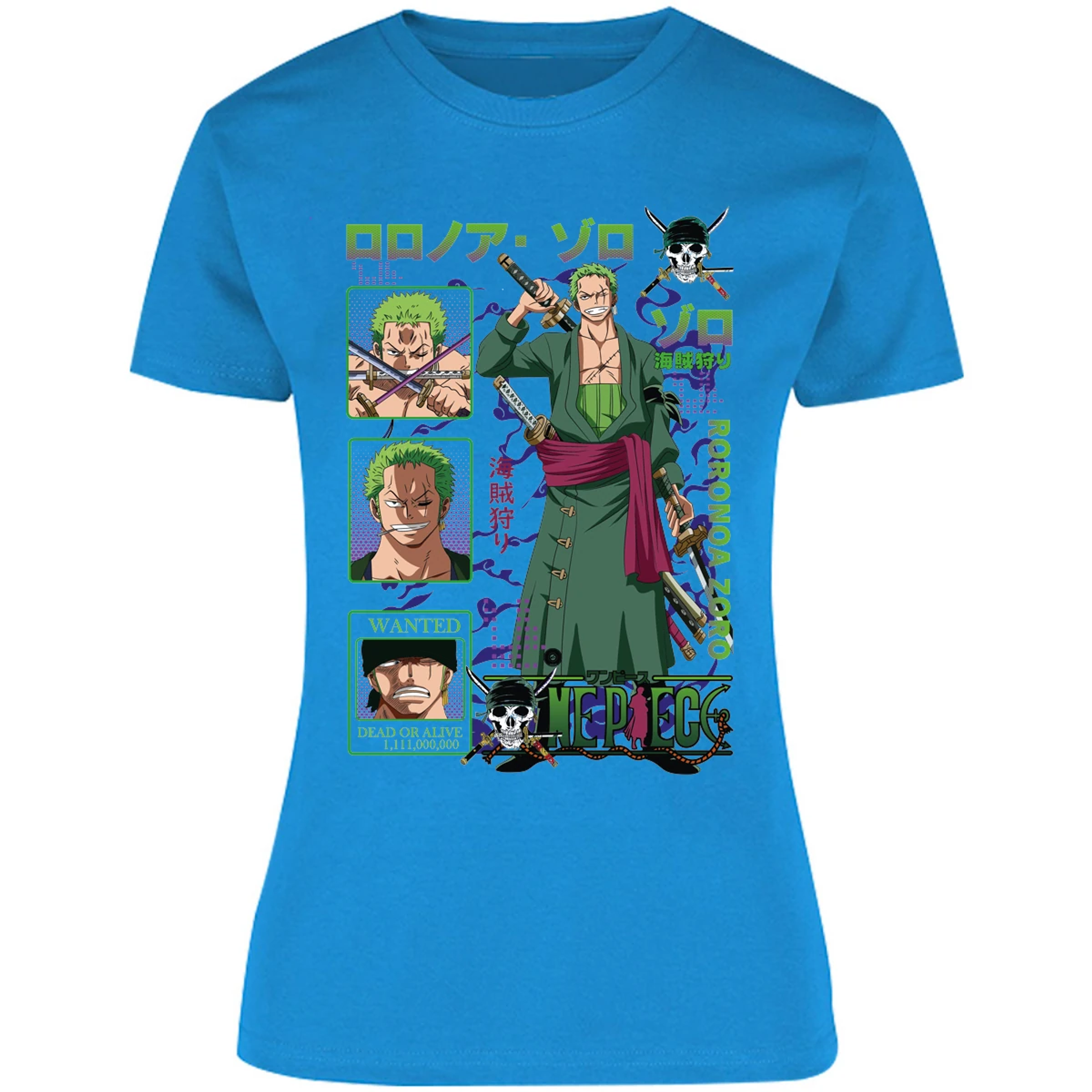 Blusa One Piece Zoro One Piece Blusa para Mujer 48