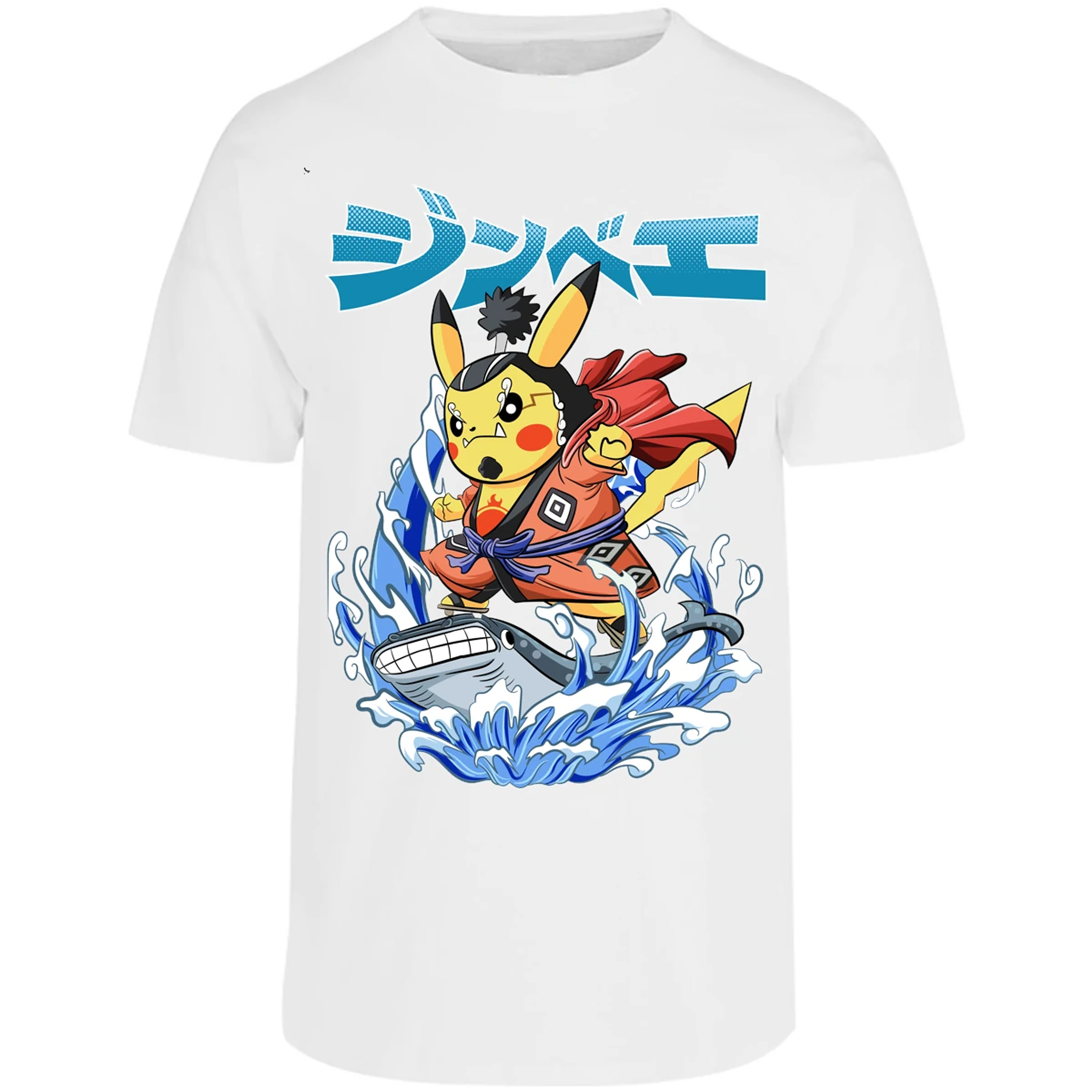Playera Pokemon Pikachu One Piece para Adulto 1