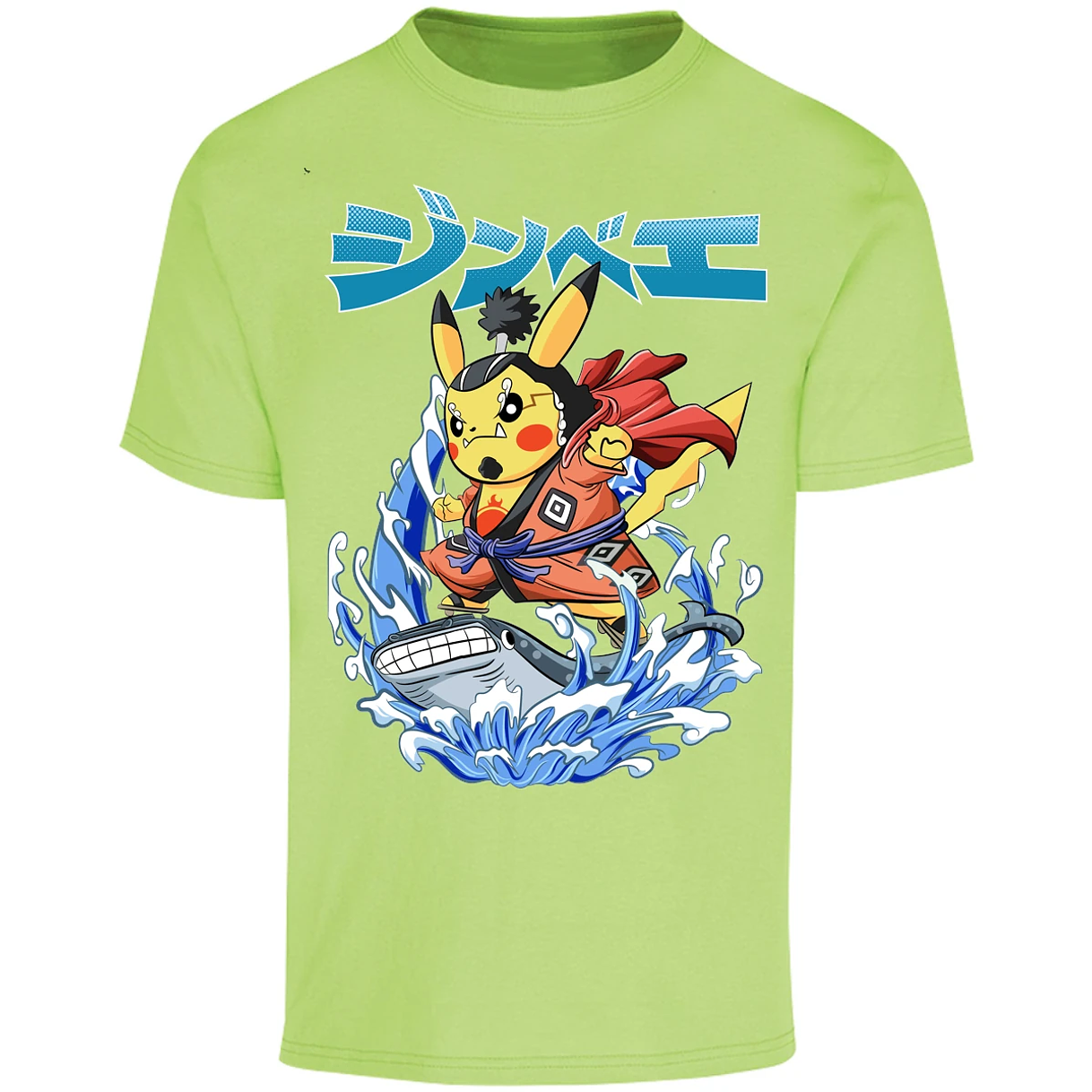 Playera Pokemon Pikachu One Piece para Adulto 6