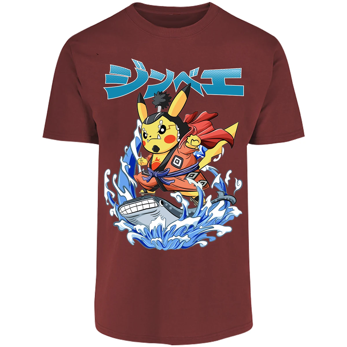 Playera Pokemon Pikachu One Piece para Adulto 8