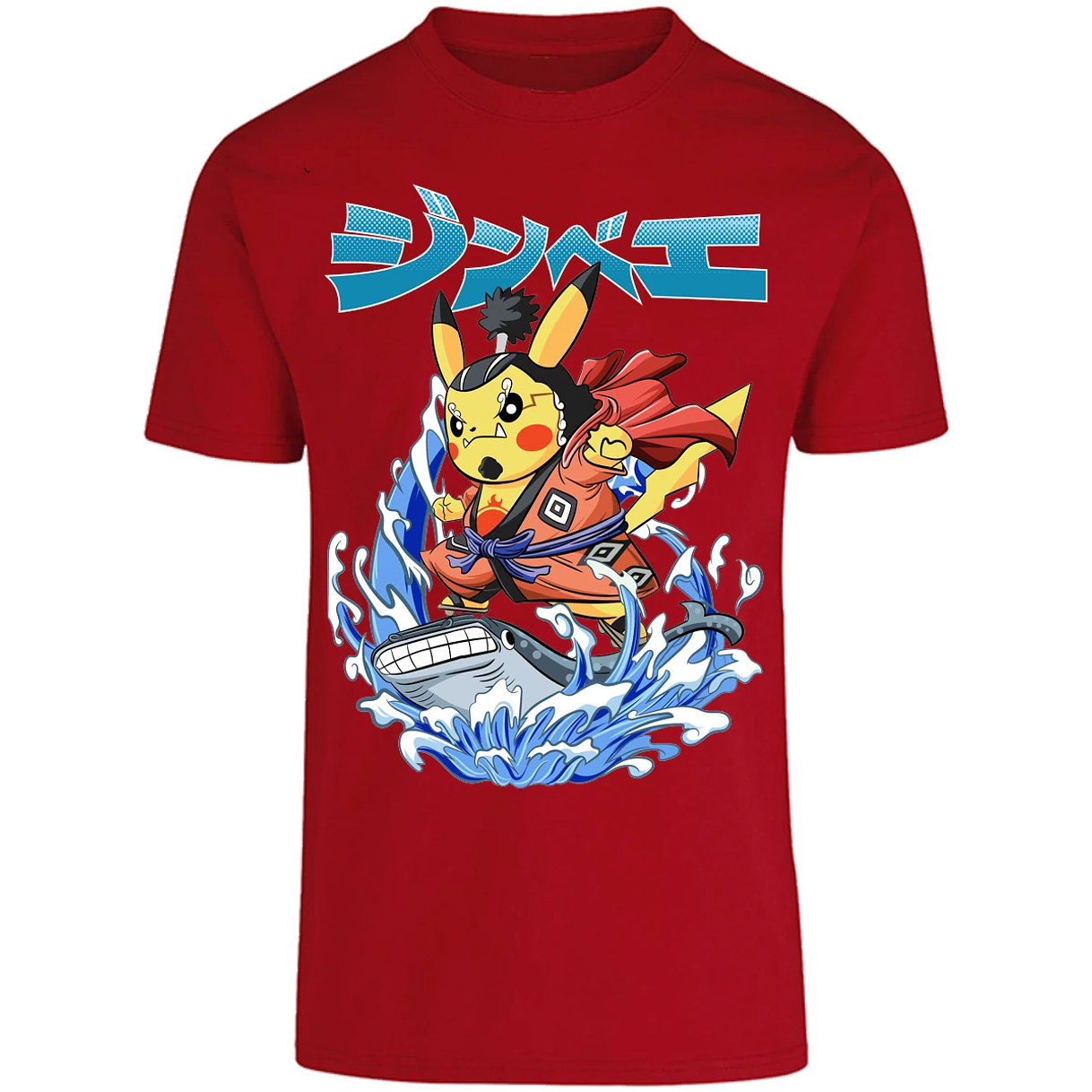 Playera Pokemon Pikachu One Piece para Adulto 10