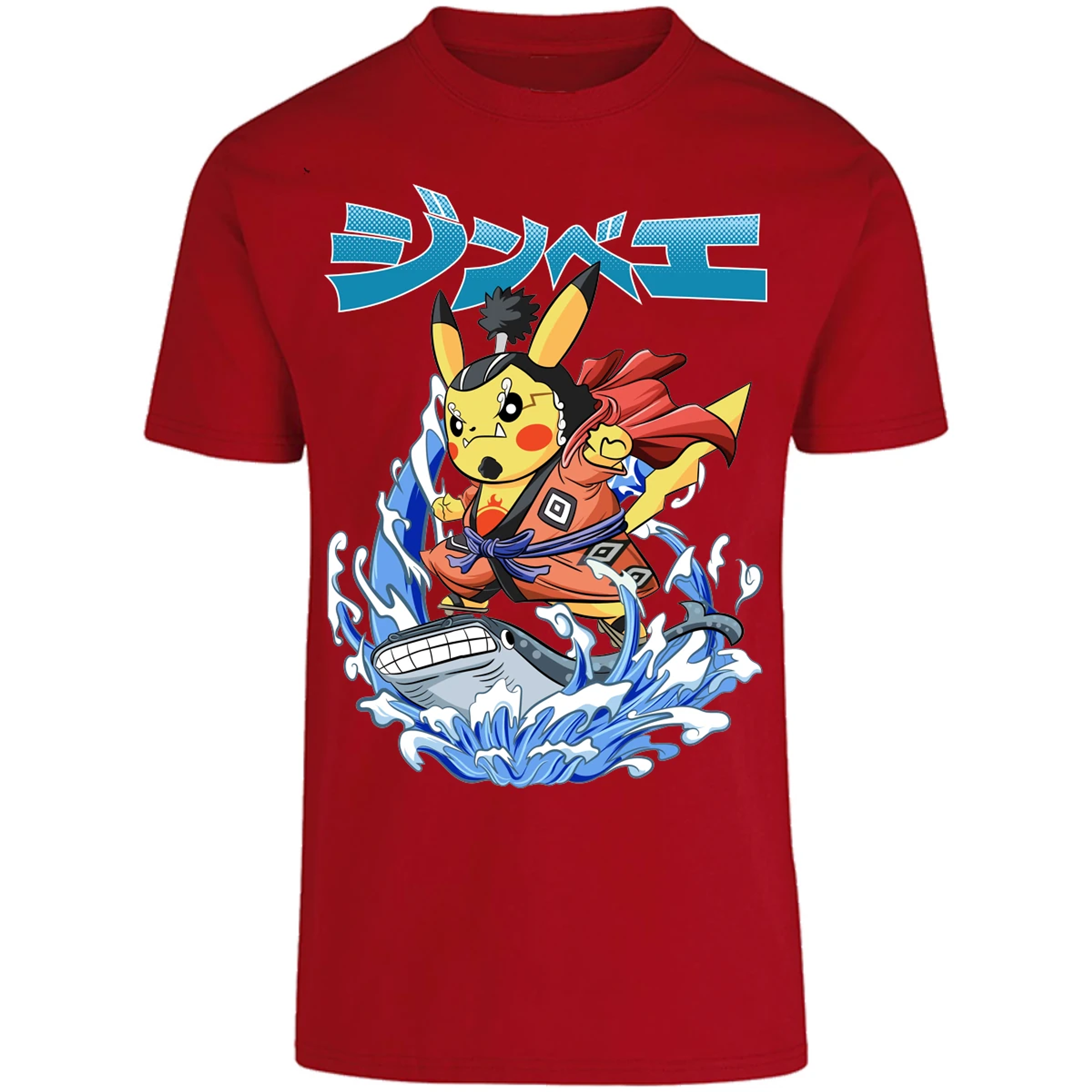 Playera Pokemon Pikachu One Piece para Adulto 10