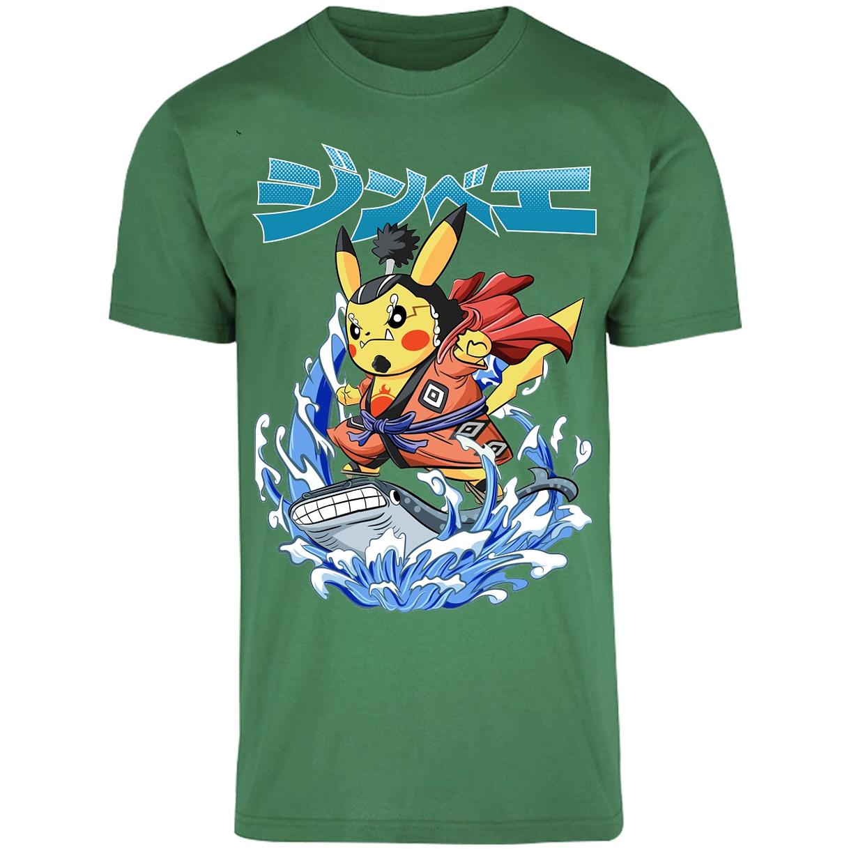 Playera Pokemon Pikachu One Piece para Adulto 12