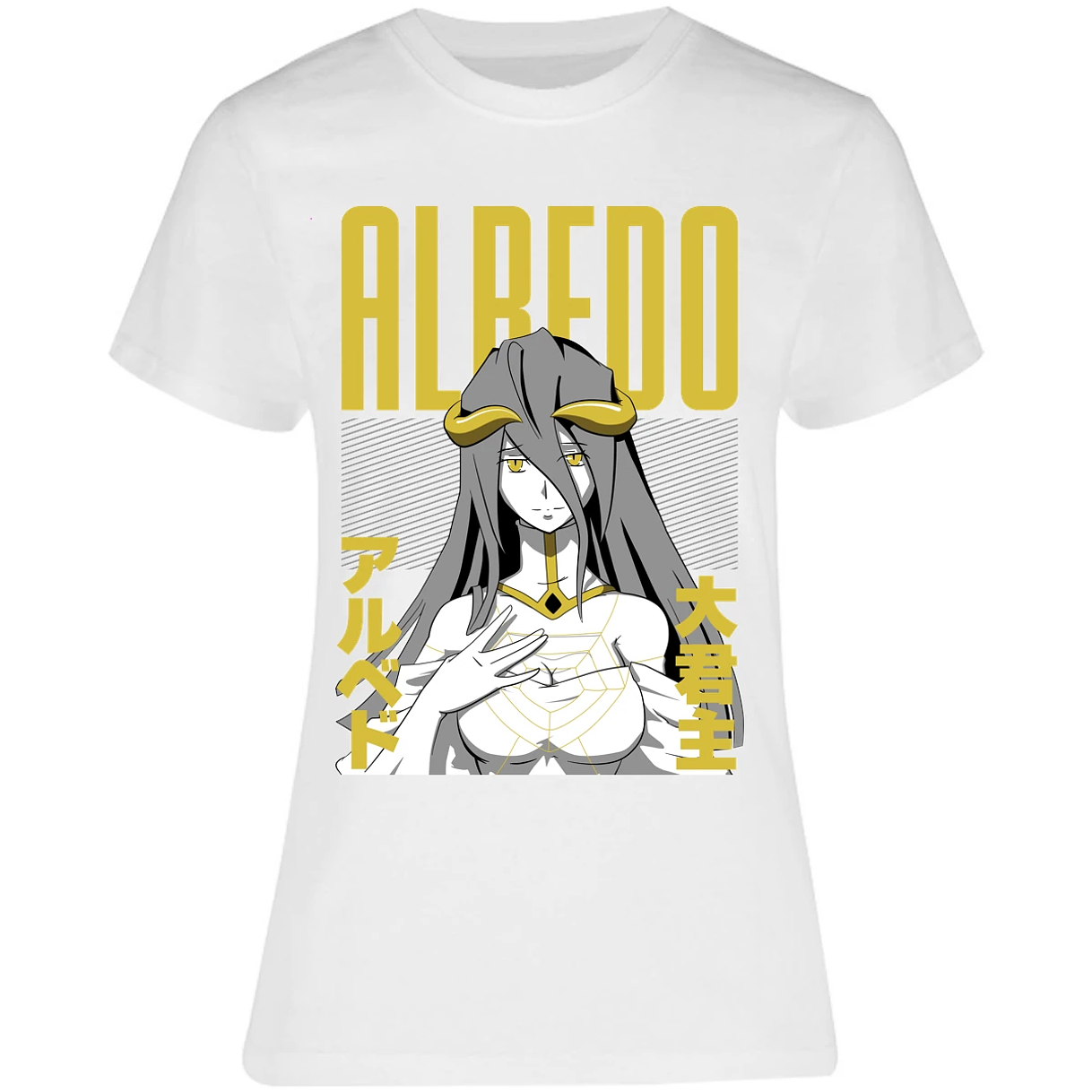 Blusa Overlord Anime Albedo Blusa para Mujer 13