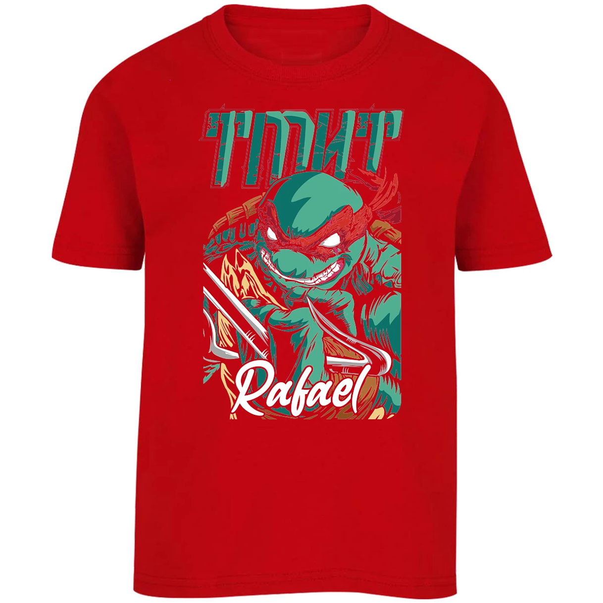 Playera Ninja Turtles Rafael Tmnt para Niño 15