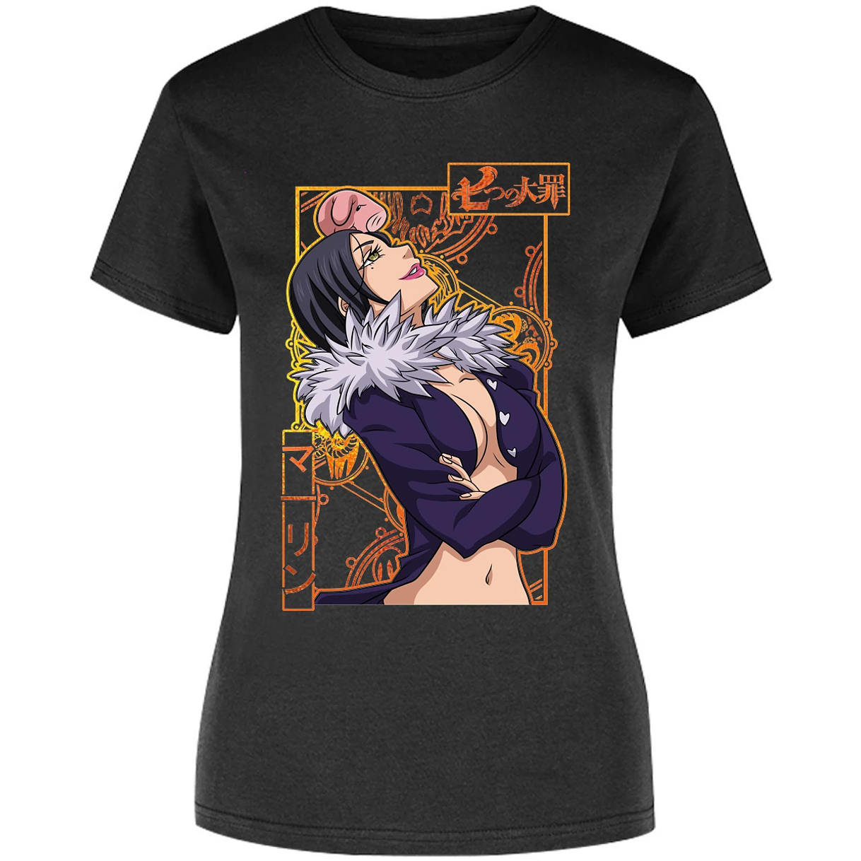Blusa Seven Deadly Sins Merlin Seven Deadly Sins Blusa para Mujer 17