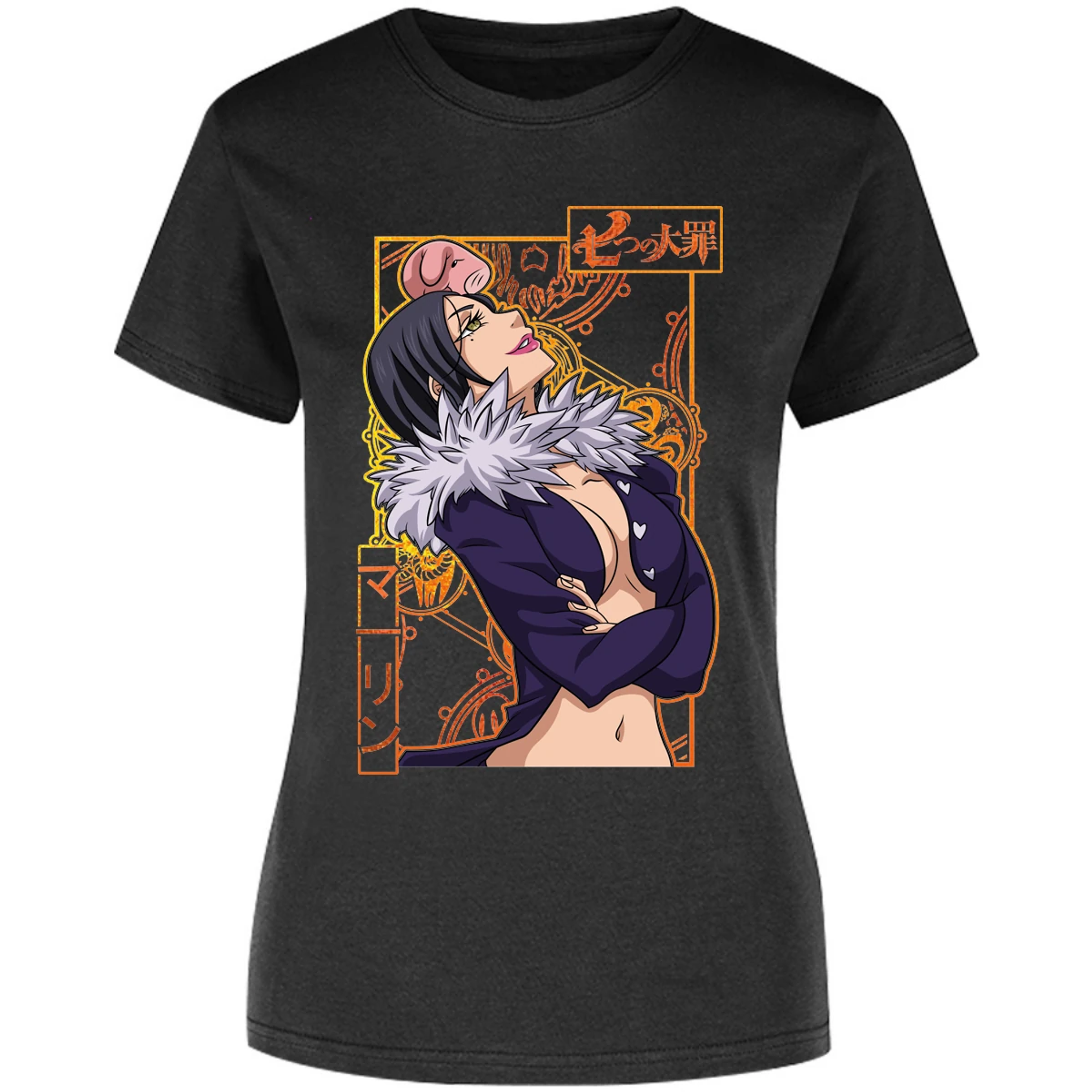 Blusa Seven Deadly Sins Merlin Seven Deadly Sins Blusa para Mujer 17