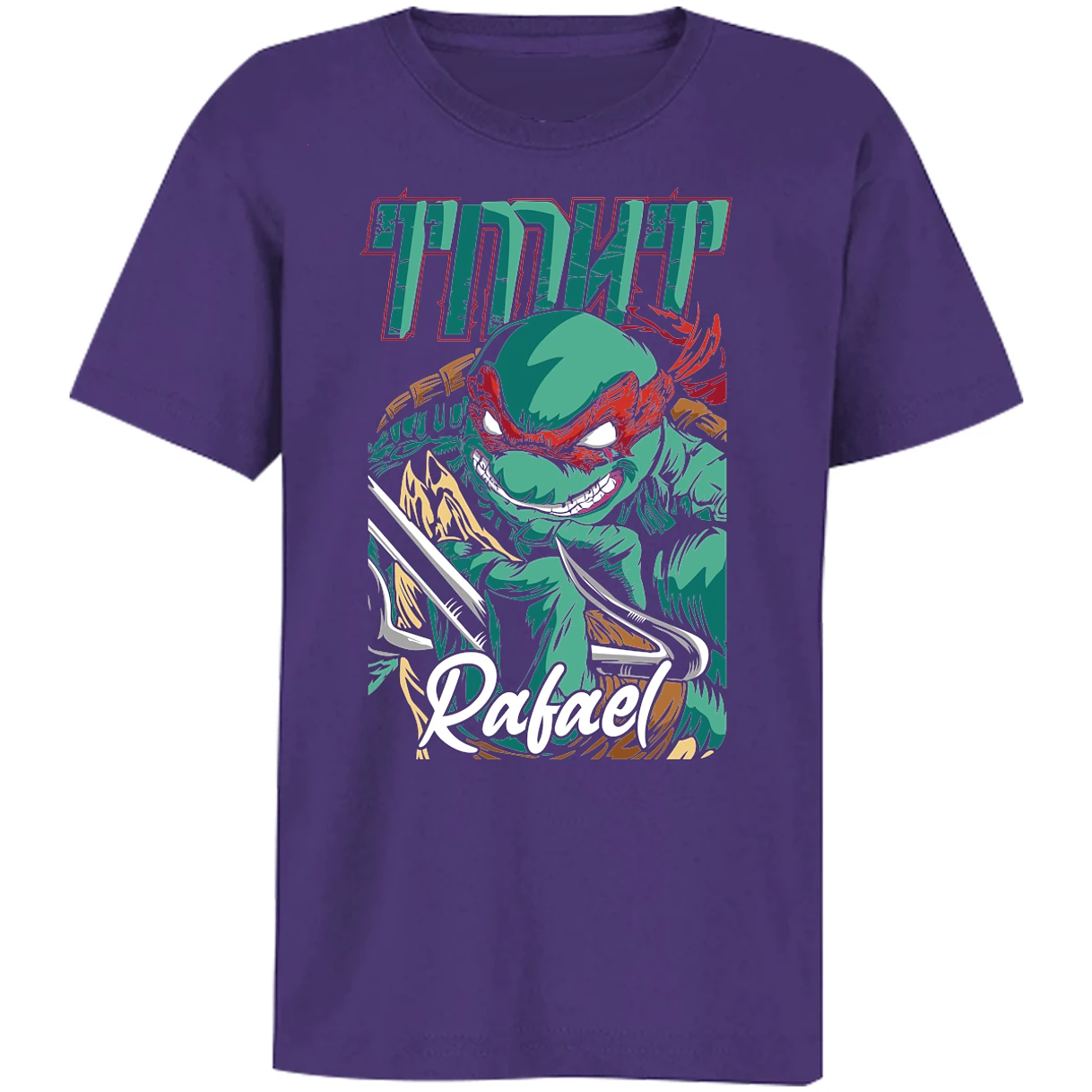 Playera Ninja Turtles Rafael Tmnt para Niño 7