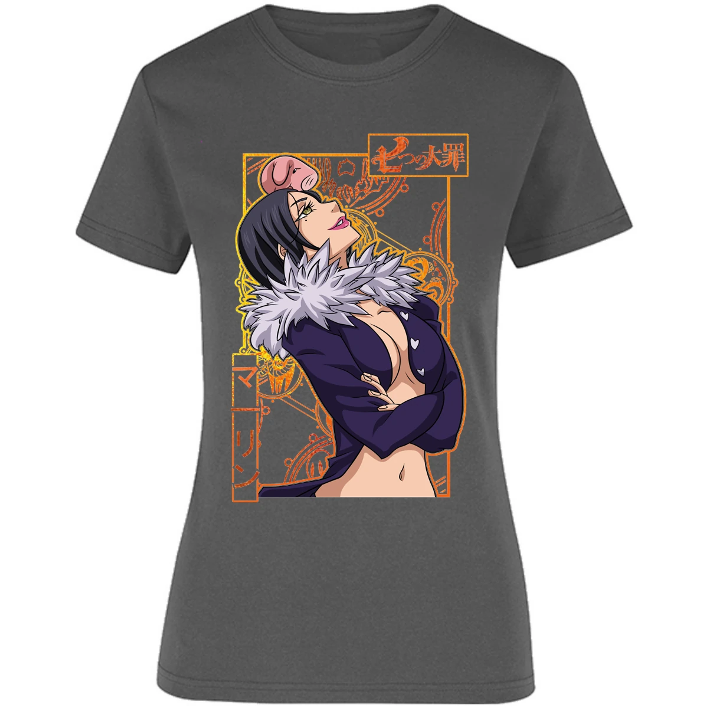 Blusa Seven Deadly Sins Merlin Seven Deadly Sins Blusa para Mujer 8