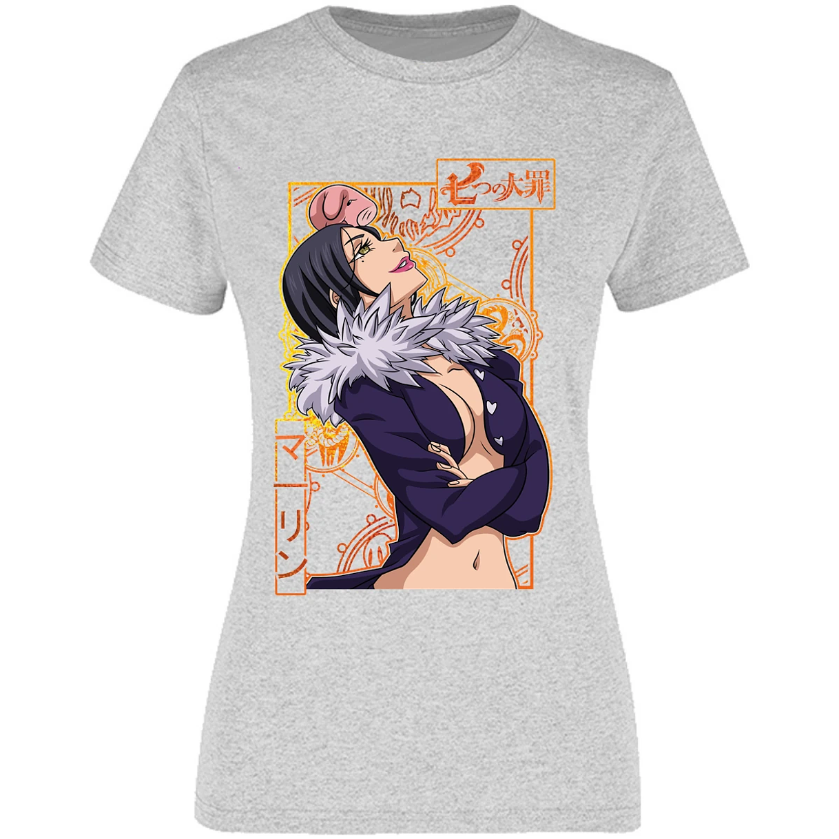 Blusa Seven Deadly Sins Merlin Seven Deadly Sins Blusa para Mujer 11
