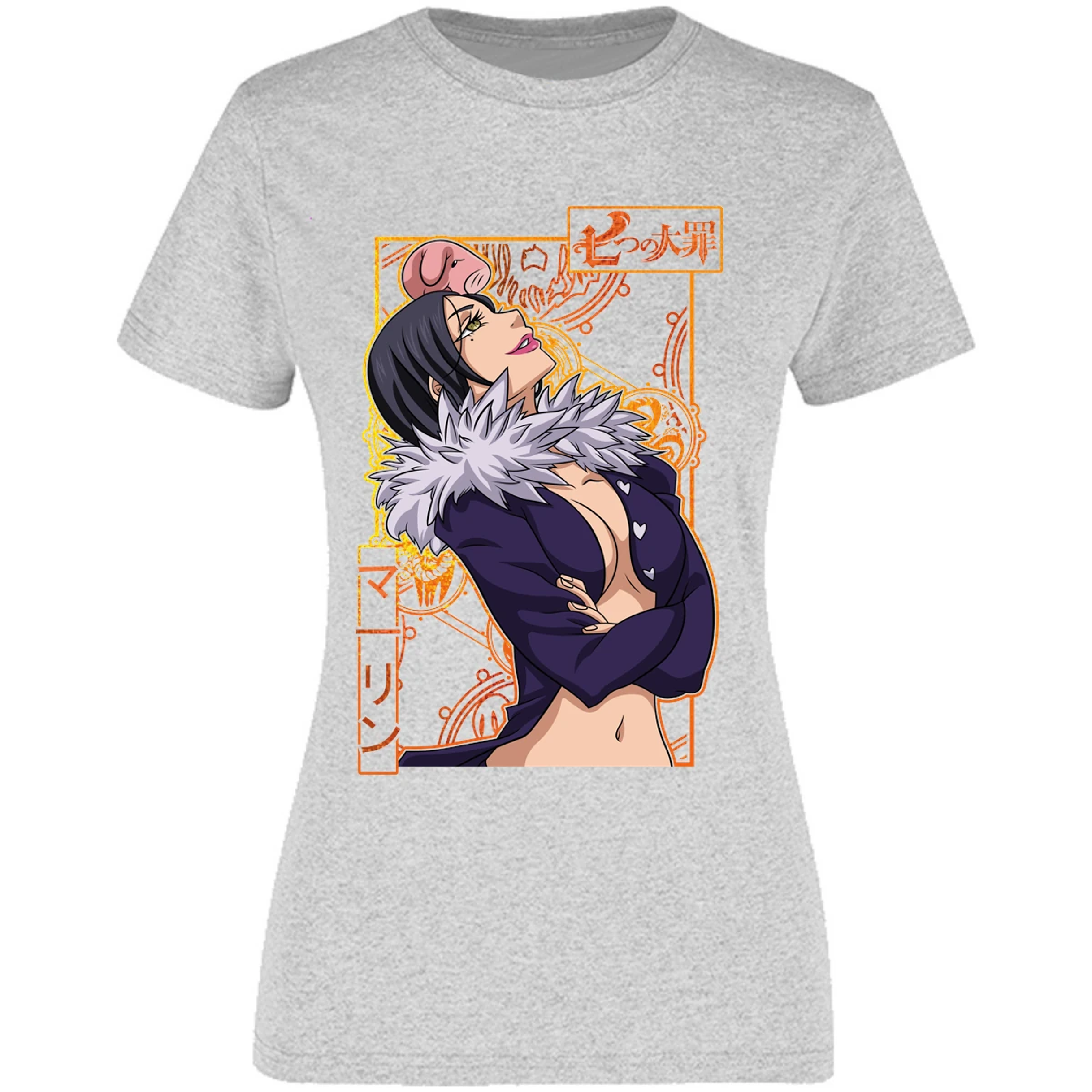 Blusa Seven Deadly Sins Merlin Seven Deadly Sins Blusa para Mujer 11