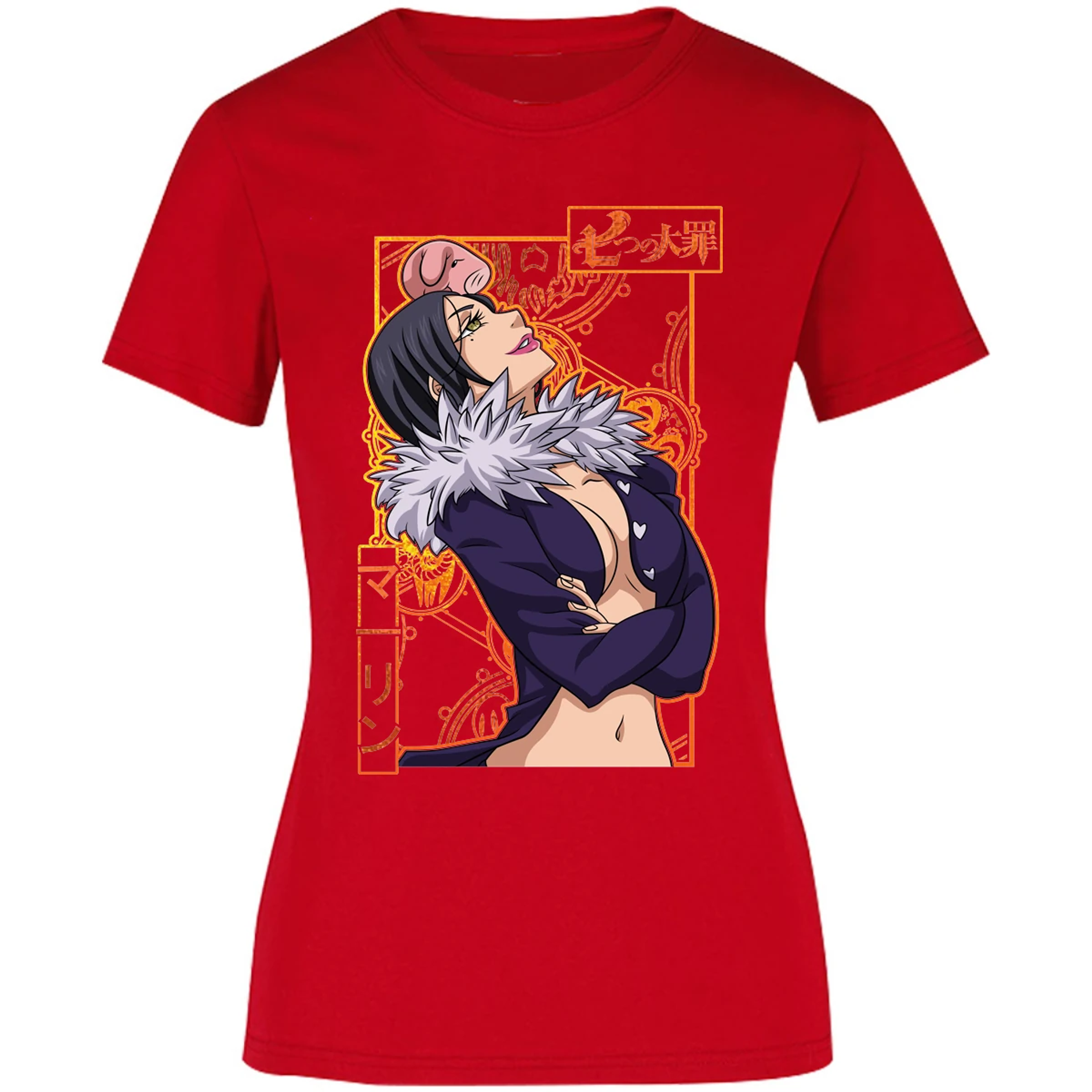 Blusa Seven Deadly Sins Merlin Seven Deadly Sins Blusa para Mujer 9